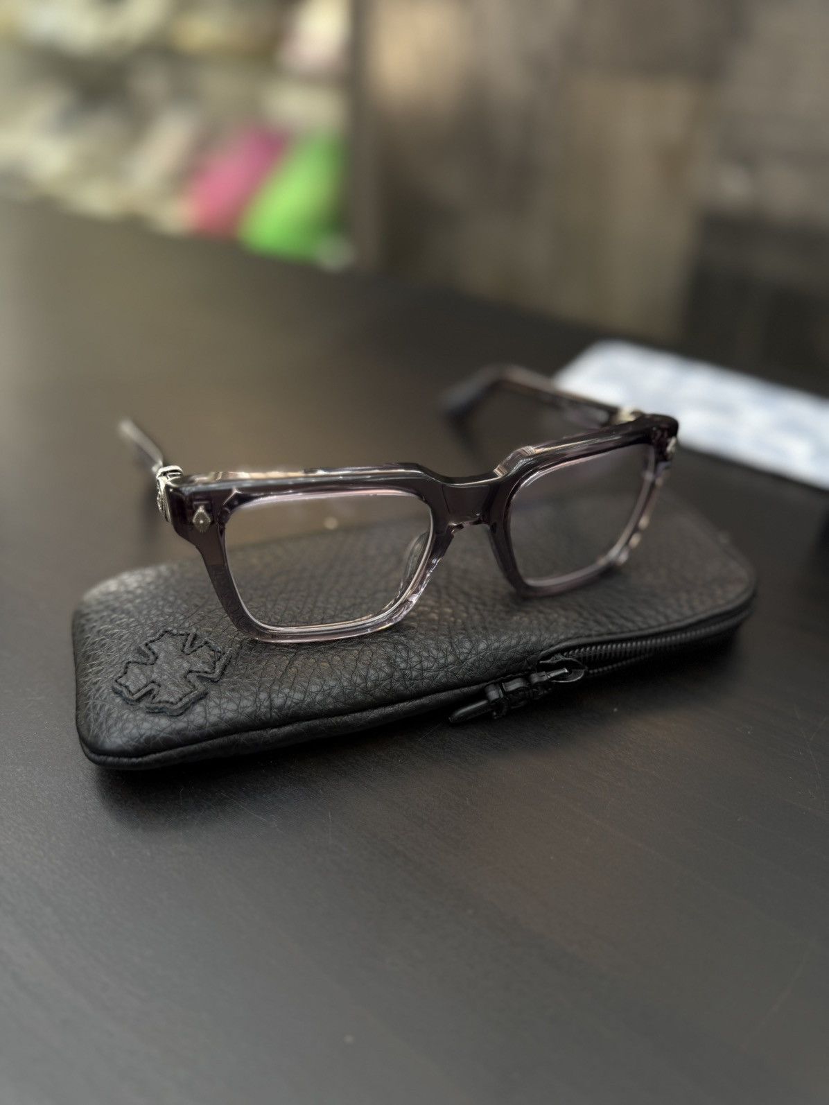 Chrome Hearts Chrome Hearts Flint “Halllamanass” Clear Glasses (NEW) Size ONE SIZE - 2 Thumbnail