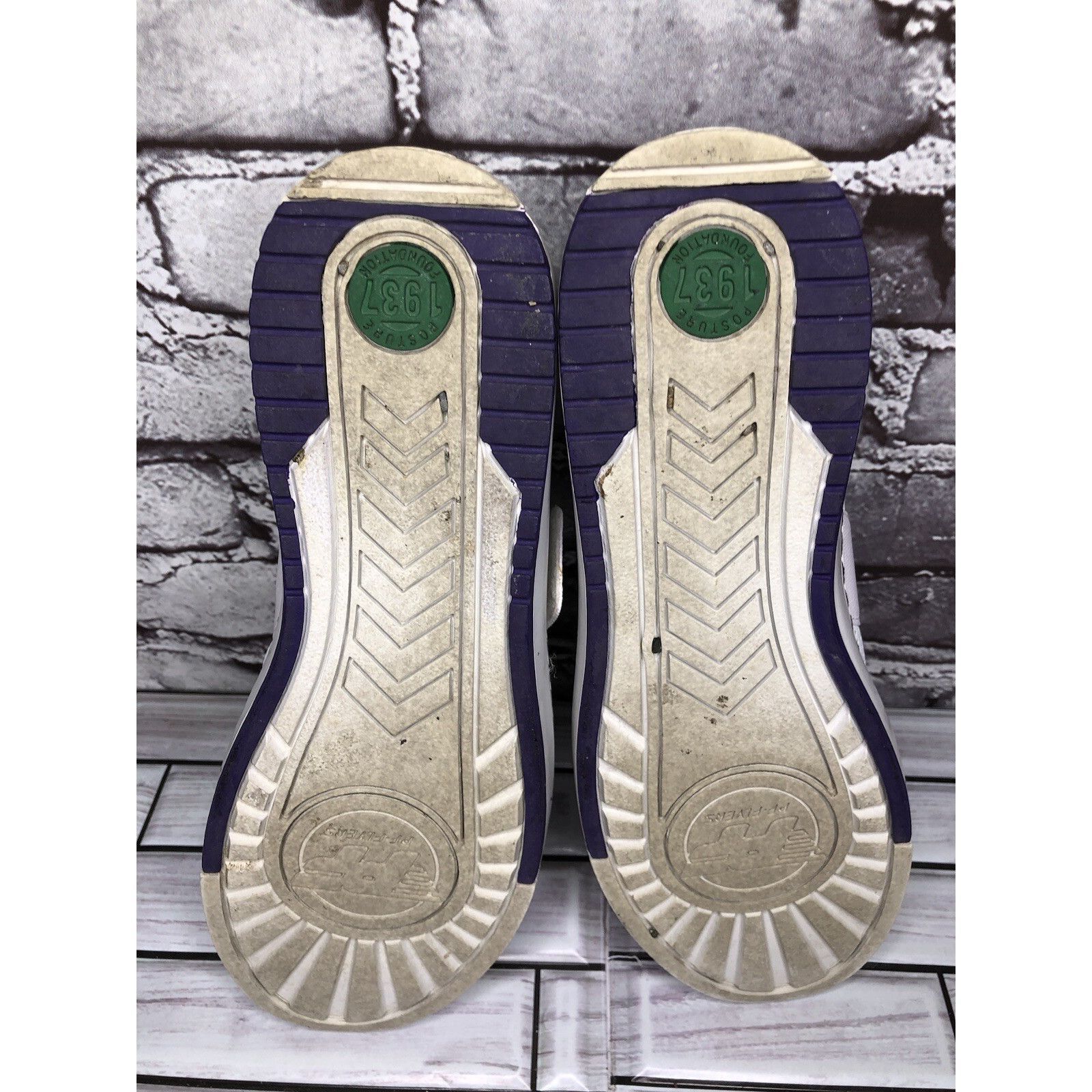 P.F. Flyers Pf Flyers White Leather Perforated Strap Lace Shoes Women Sz Size US 11 / IT 41 - 13 Thumbnail
