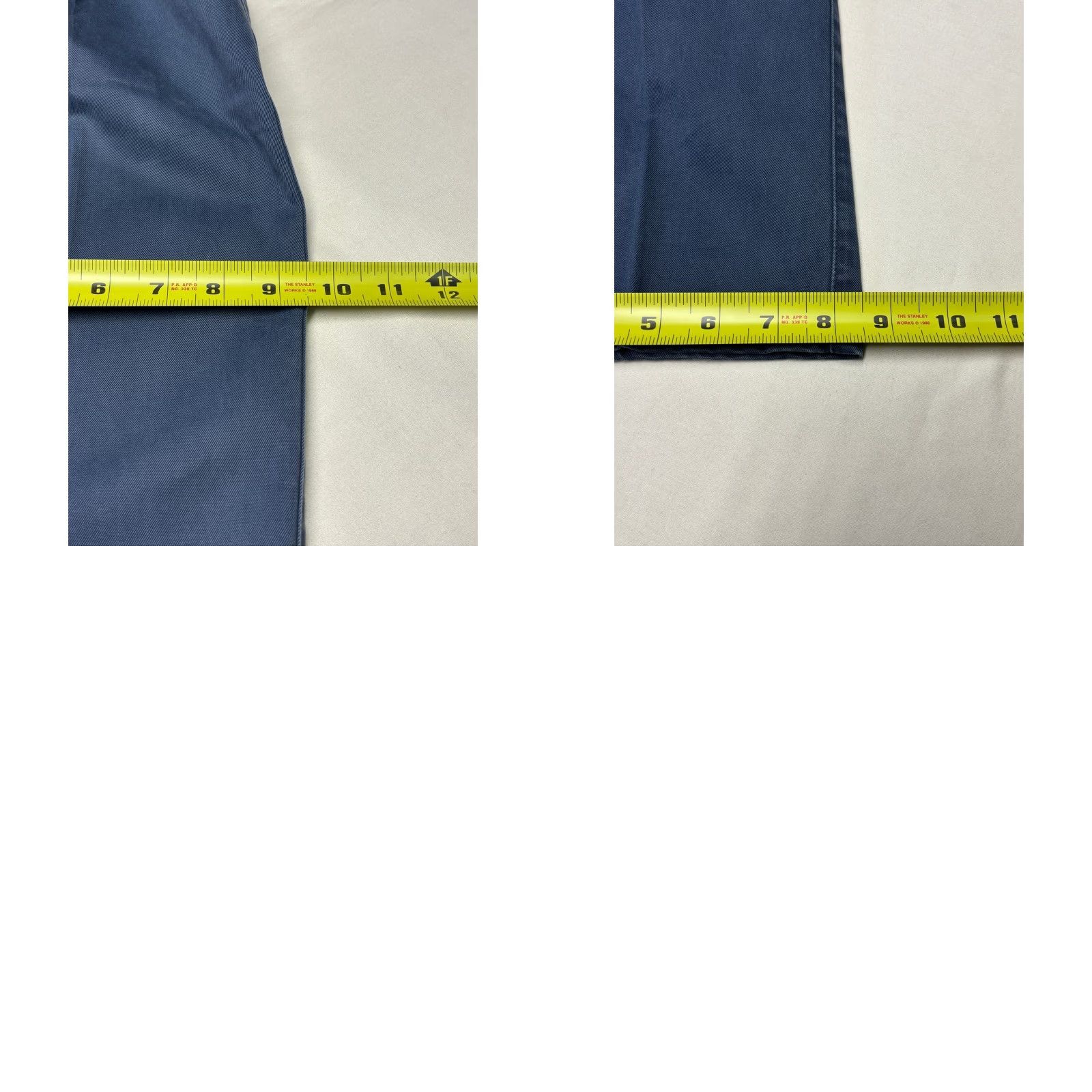 Peter Millar Peter Millar Mens 34X32 Navy Blue Pima Cotton Chino Pants Straight Leg Flat Size US 34 / EU 50 - 9 Thumbnail