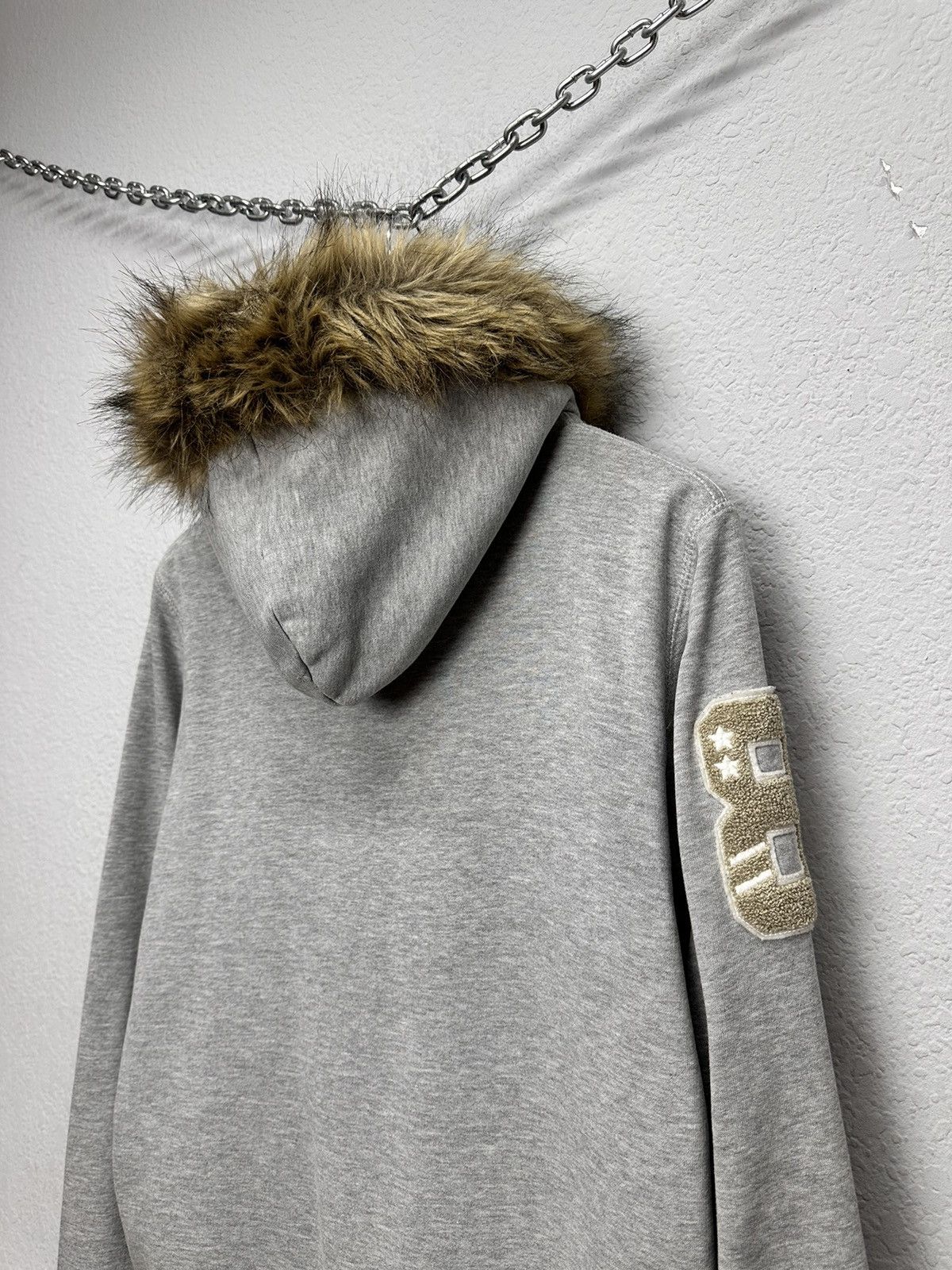 Marithe + Francois Girbaud Vintage Army Military Fur Hood Jacket Y2K Utility Cropped Size US M / EU 48-50 / 2 - 12 Thumbnail