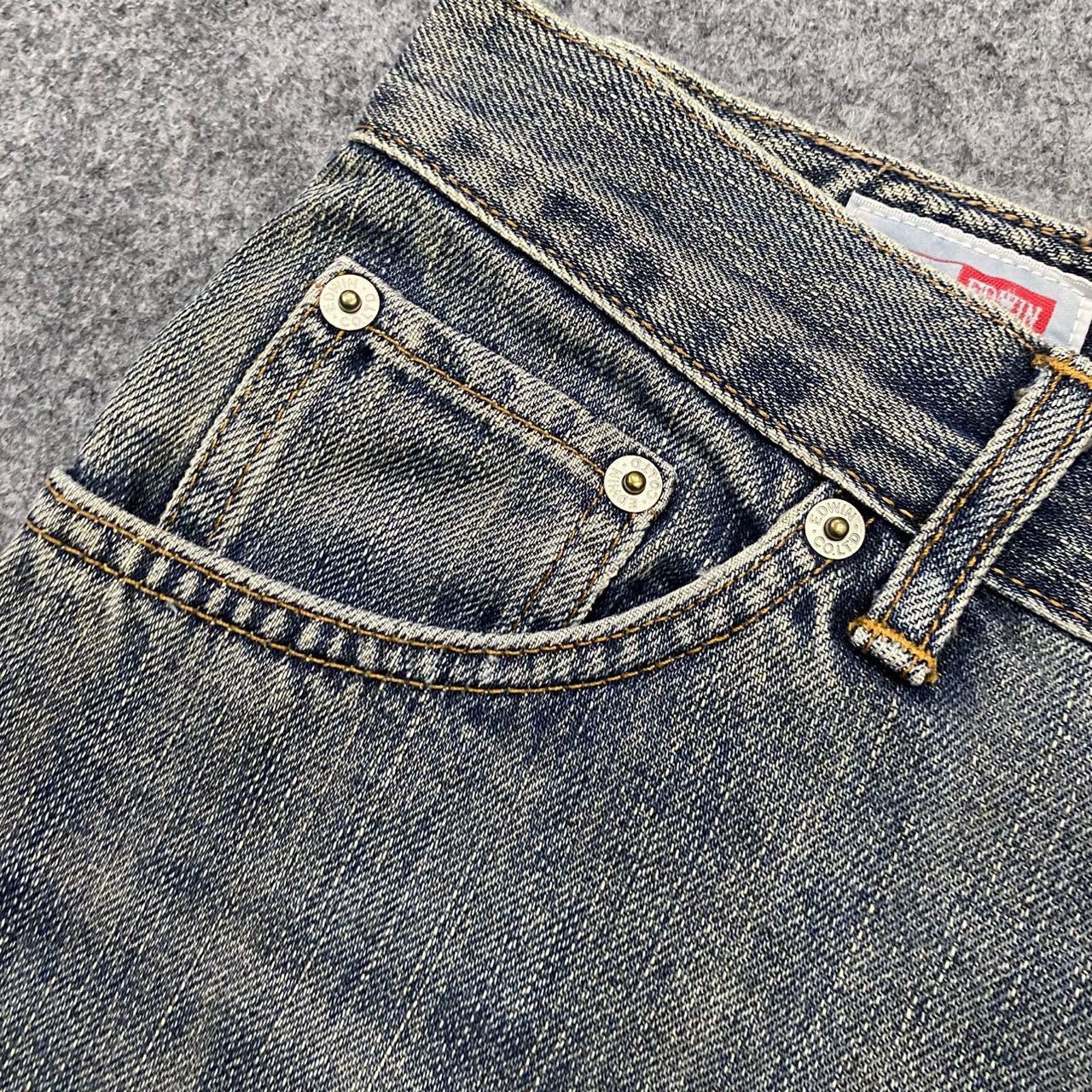 Edwin 💥Best Offer💥Vintage Miss Edwin Flare Distressed Denim Size US 30 / EU 46 - 10 Thumbnail