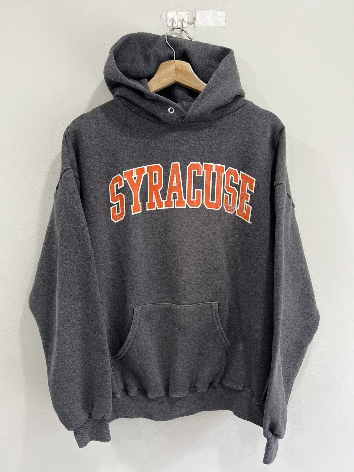 Vintage Vintage Syracuse Hoodie Sweater Sweatshirt spellout Size US XL / EU 56 / 4 - 1 Thumbnail