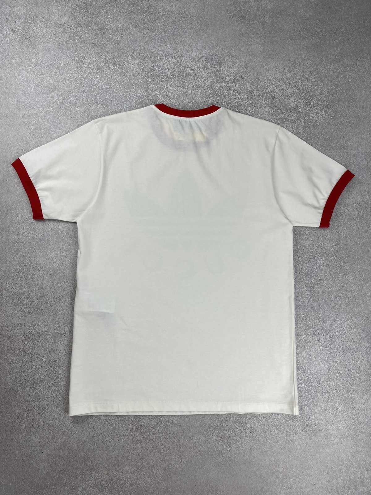 Adidas × Gucci Gucci x Adidas Cotton Jersey T-Shirt White/Red Unisex Size US S / EU 44-46 / 1 - 12 Thumbnail