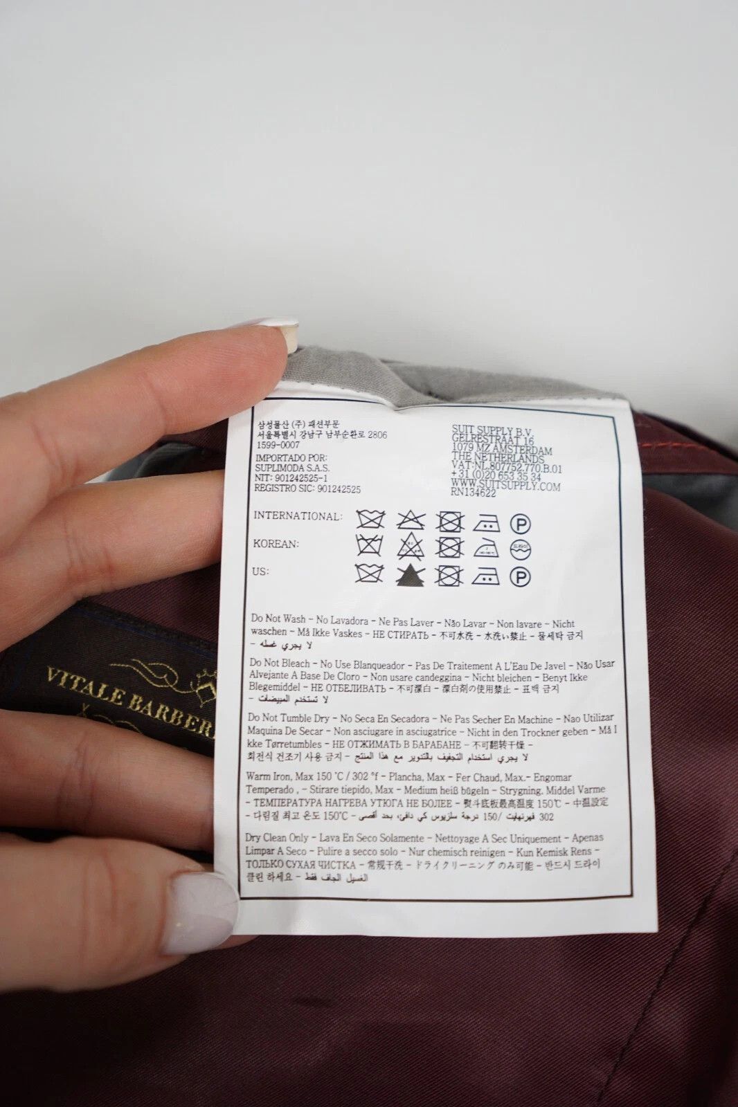 Suitsupply Men Suitsupply Blazer La Spalla Wool Vitale Barberis UK/US40 Size 40R - 8 Thumbnail