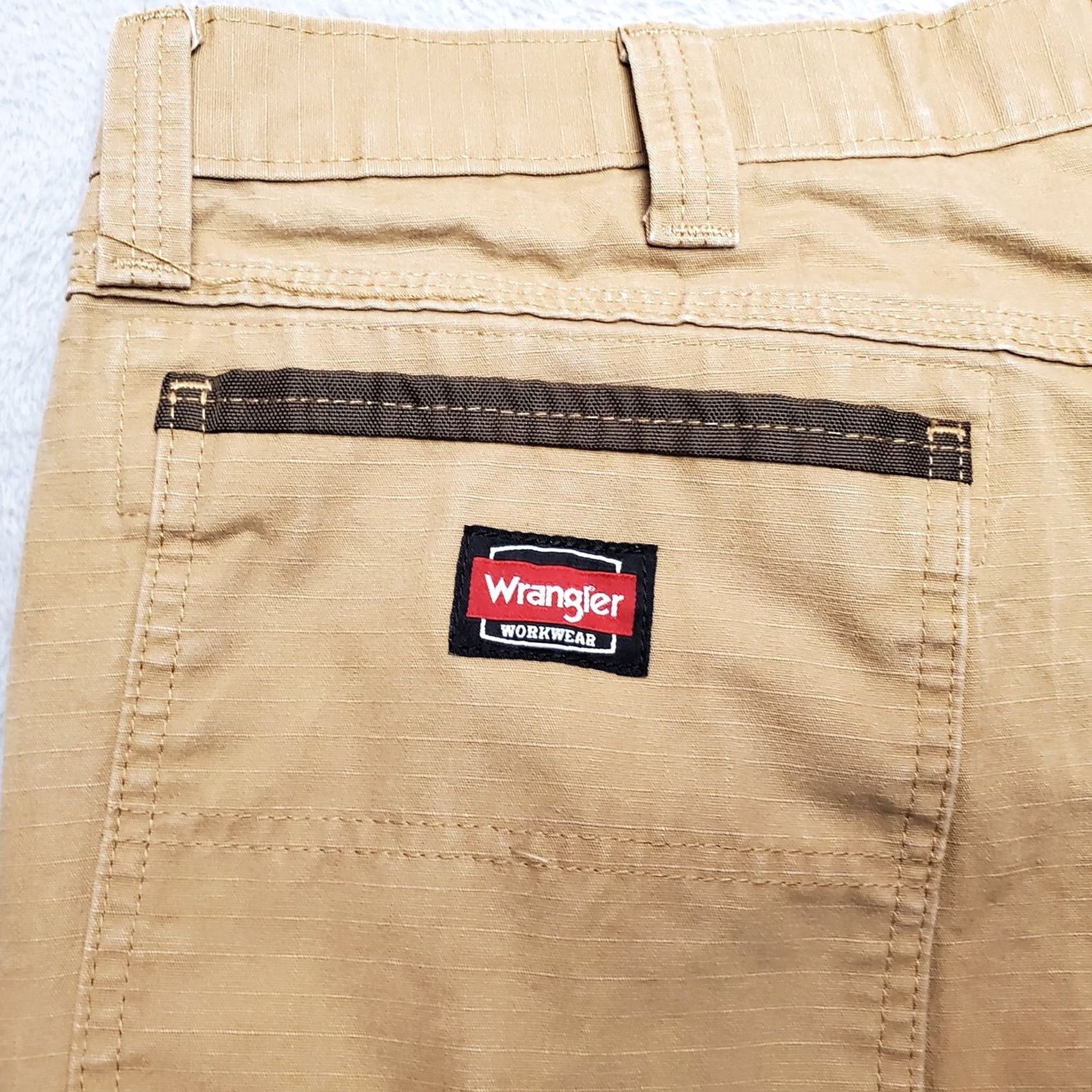 Wrangler Wrangler Shorts Men 38 Brown Cargo Ripstop Flat Front 100% Cotton Outdoor Casual Size US 38 / EU 54 - 7 Thumbnail