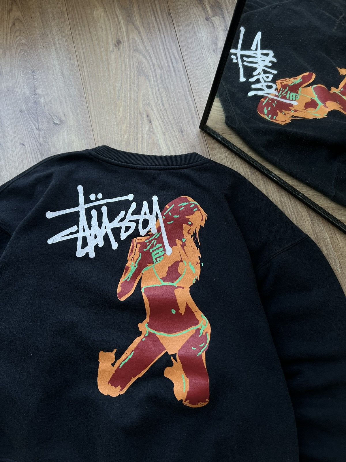 Stussy 00’s STUSSY X NEXUS VII 7 MULTIPLE TECHNIX CREWNECK CROPFIT Size US M / EU 48-50 / 2 - 4 Thumbnail