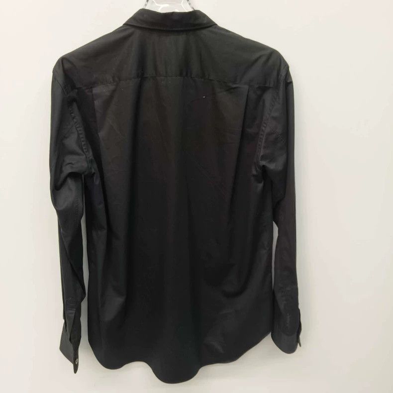 Comme des Garcons Comme Des Garcons Black long-sleeved shirt jacket Size US M / EU 48-50 / 2 - 2 Thumbnail