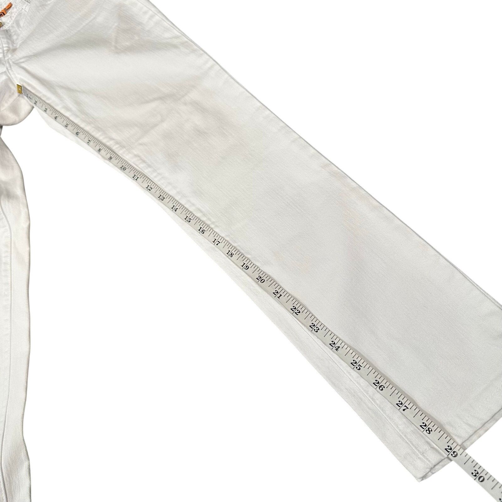 Tory Burch Tory Burch Women's Super Skinny Jeans White Size 29 Size 29" - 4 Thumbnail