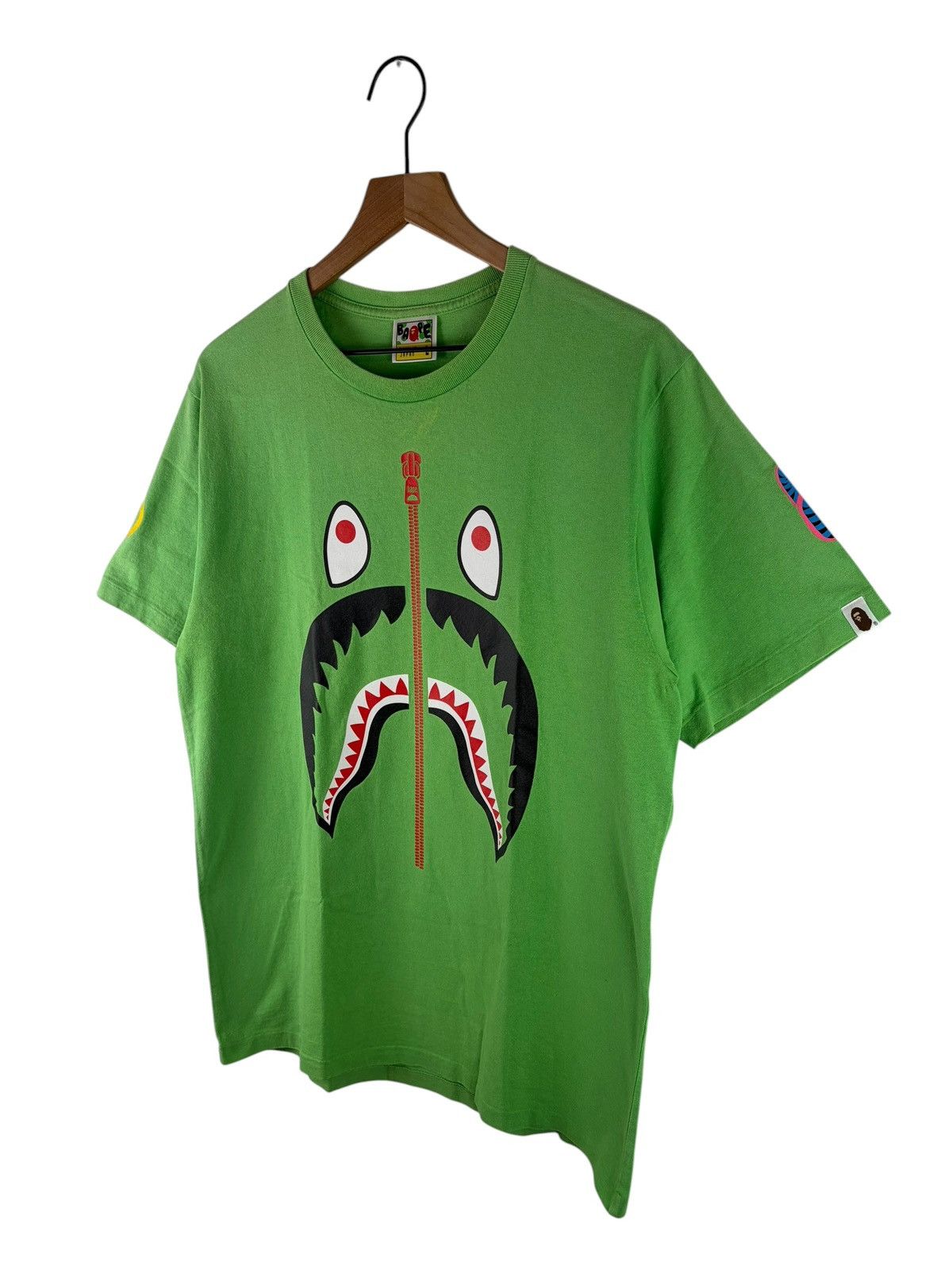 Bape Bape Shark Print Tee Size US M / EU 48-50 / 2 - 2 Thumbnail