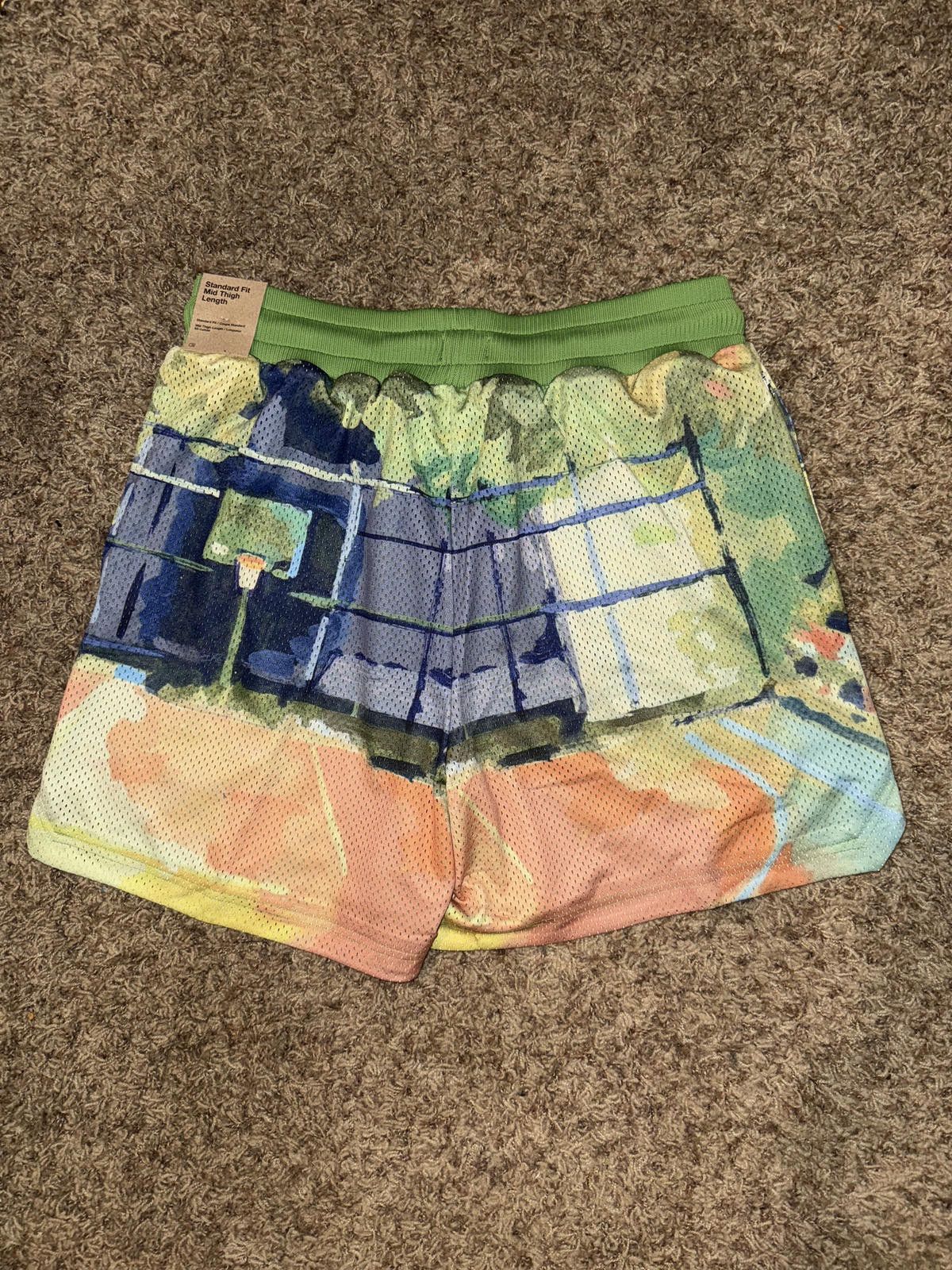 Nike Nike Men's Dri-Fit 5” Graphic Printed Mesh Basketball Shorts Size US 34 / EU 50 - 5 Thumbnail