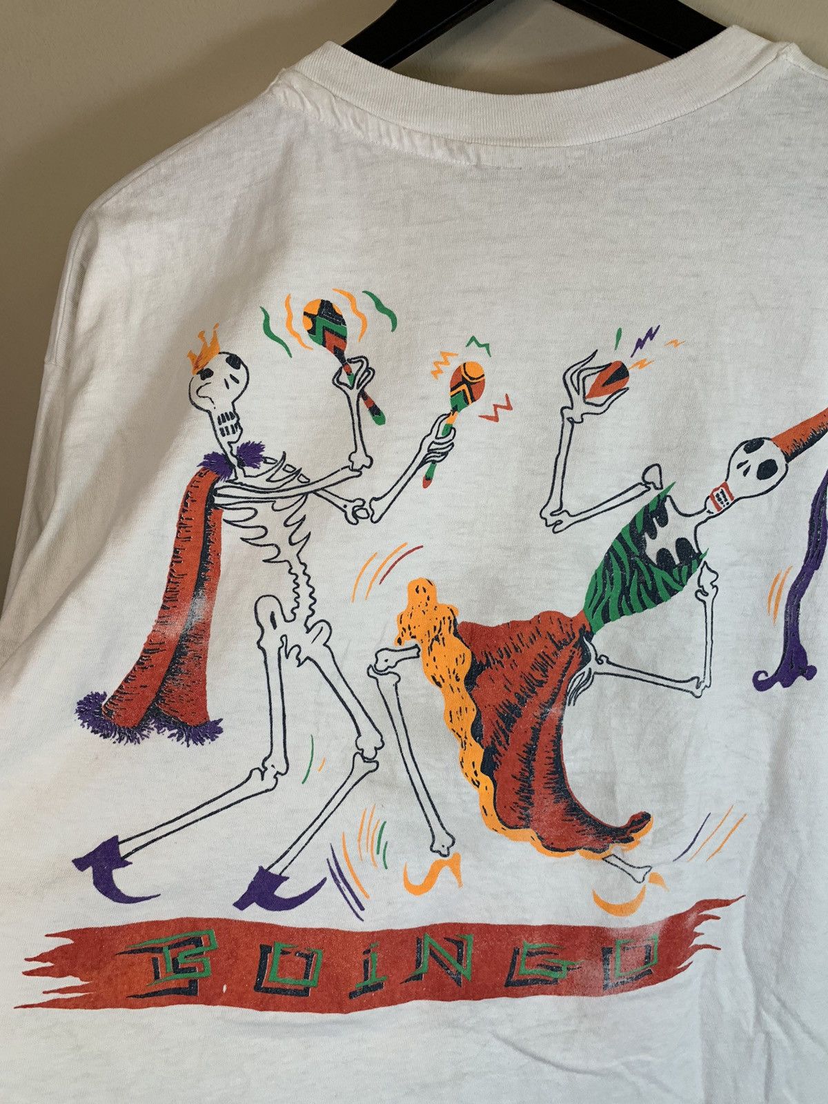Band Tees × Vintage *RARE* Vintage 1987 Oingo Boingo Boi-Ngo Tour Band Art Shirt Size US XL / EU 56 / 4 - 4 Thumbnail