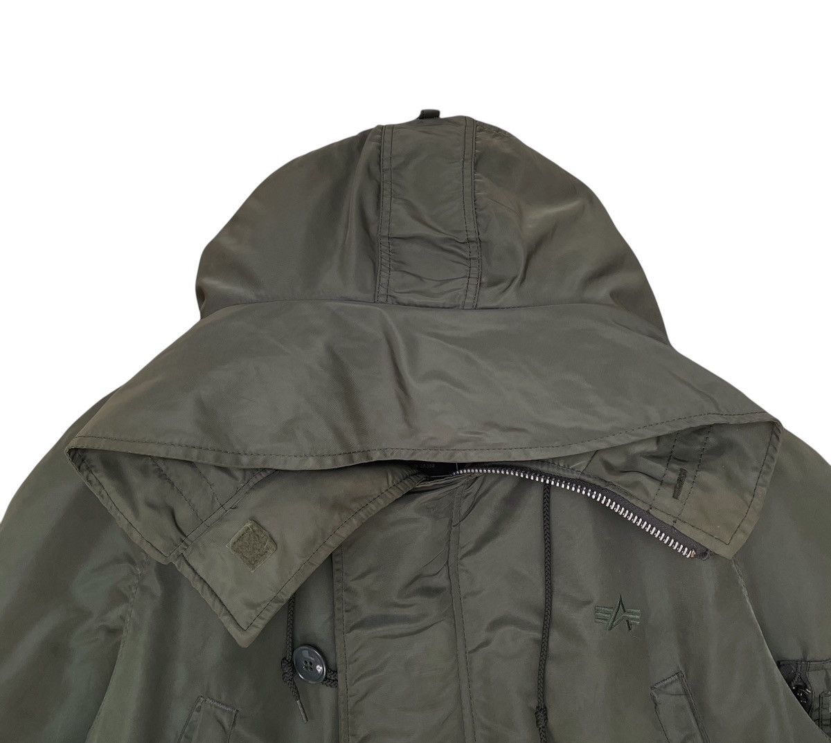 Alpha Industries Vintage Brand Alpha Industries Fur Parka 1990s Size US L / EU 52-54 / 3 - 11 Thumbnail