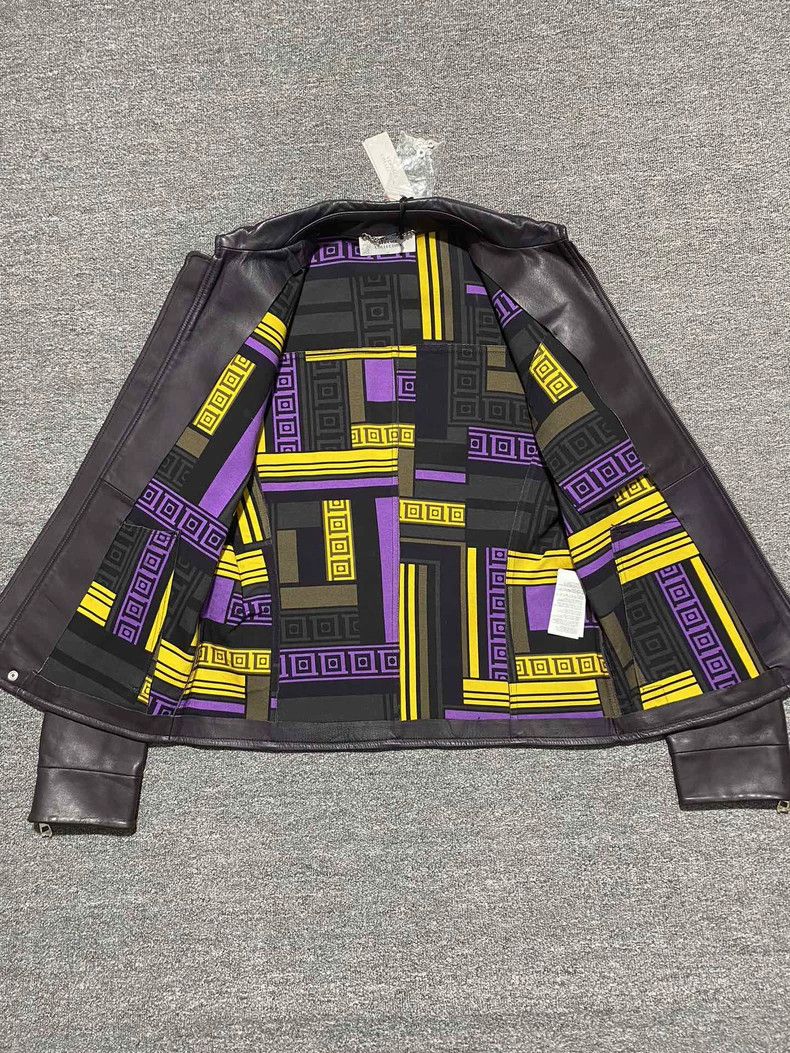 Versace Versace Leather jacket with a clap chain Size US M / EU 48-50 / 2 - 3 Thumbnail