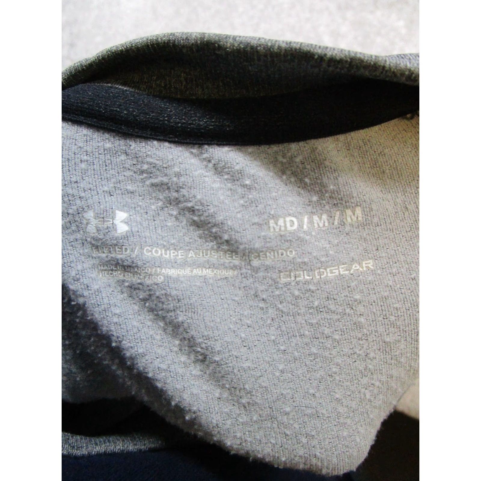 Under Armour Under Armour Shirt Mens Medium Gray ColdGear Running Pullover Size US M / EU 48-50 / 2 - 5 Thumbnail