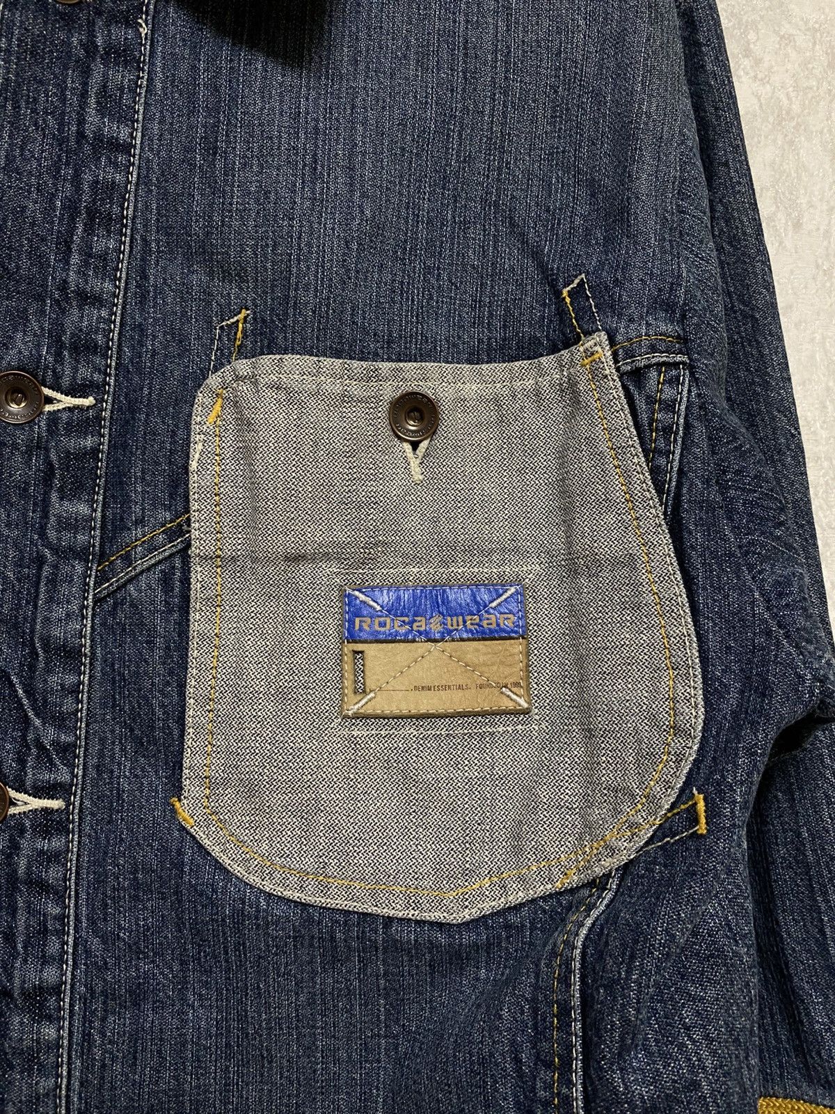 Rocawear Rocawear vintage denim jacket sk8 rare Size US XL / EU 56 / 4 - 6 Thumbnail