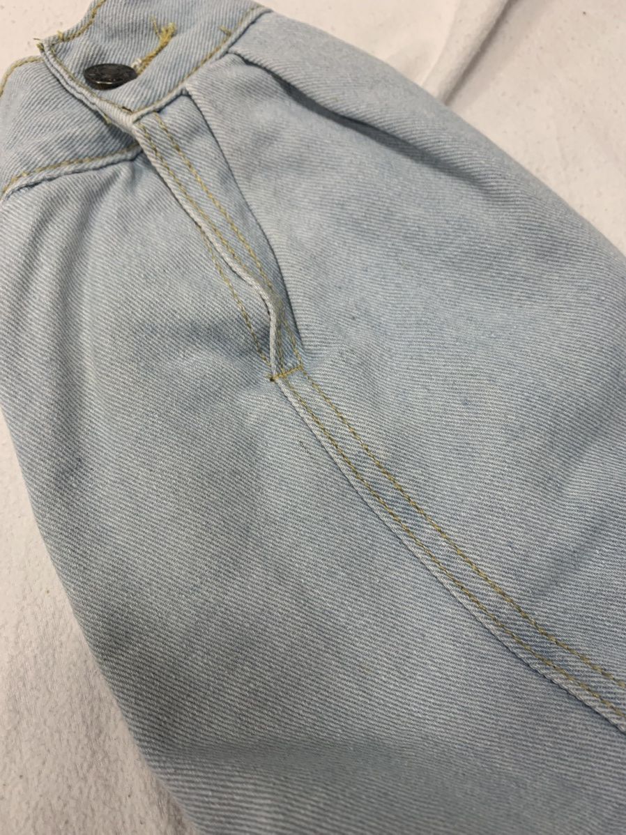 Japanese Brand VINTAGE CROPPED FAUX FUR DENIM BOMBER JACKET JAPANESE STYLE Size US M / EU 48-50 / 2 - 7 Thumbnail