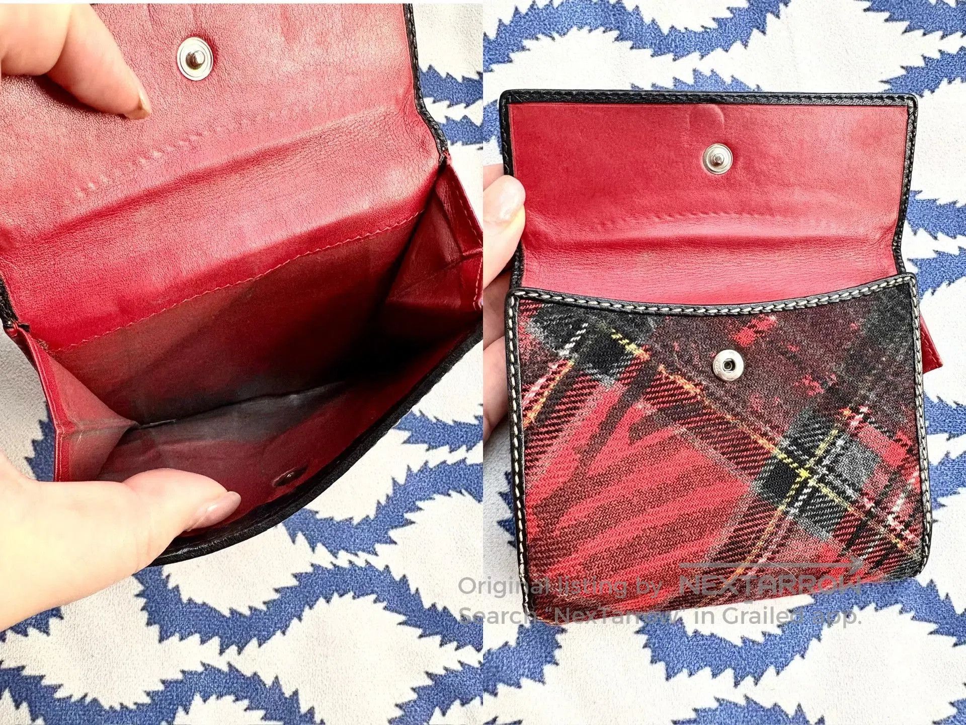 Vivienne Westwood Vivienne Westwood Vintage Red Plaid Graffiti Tri. Size ONE SIZE - 9 Thumbnail