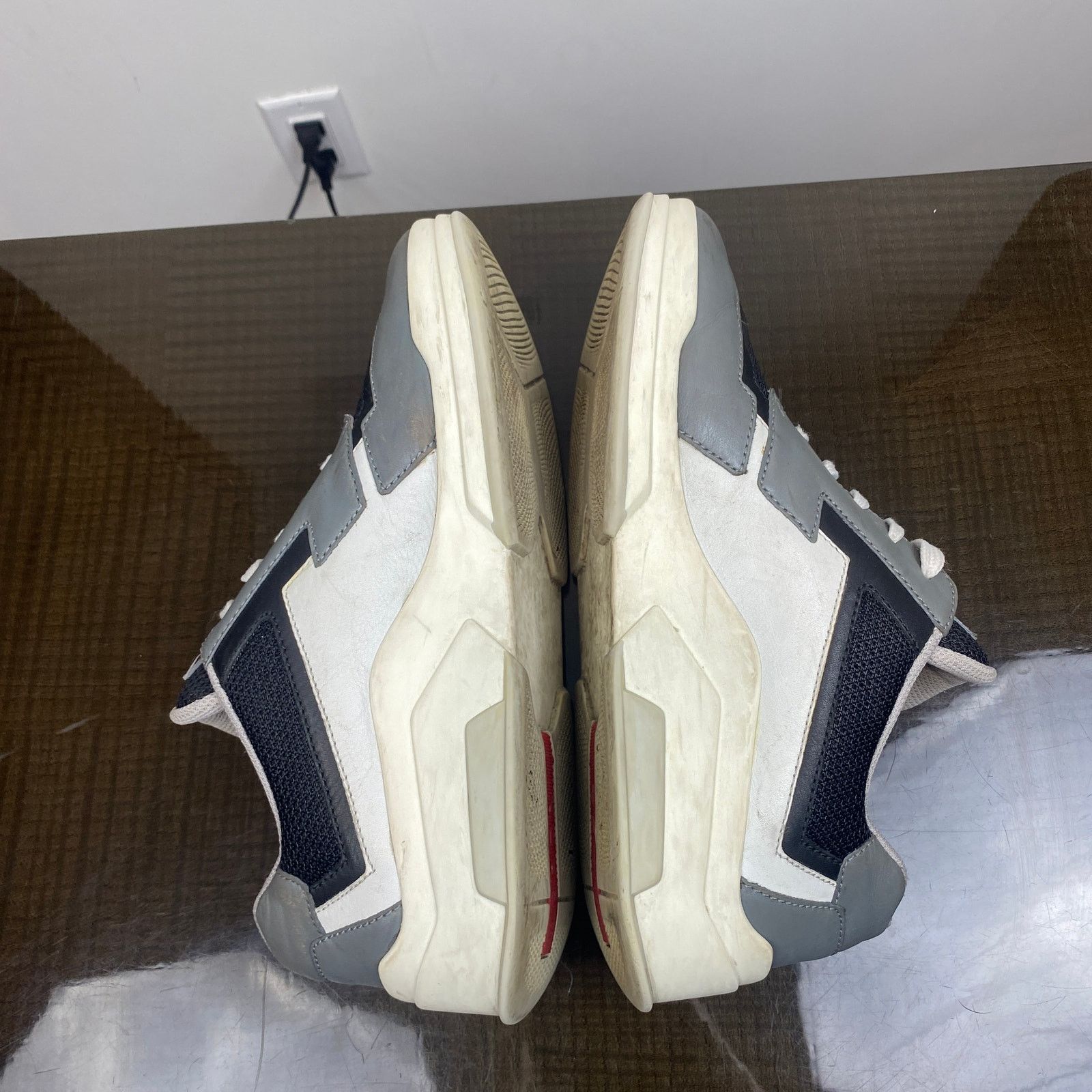 Prada Prada Polarius Leather Trainers Sneakers Shoes 36.5 US 6.5 Size US 6.5 / IT 36.5 - 6 Thumbnail