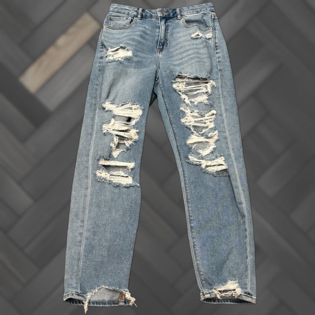 American Eagle Outfitters VINTAGE American Eagle Outfitters Curvy Mom Jeans Women’s 6R Blue Light Wash Denim Jeans Women Size 28" / US 6 / IT 42 - 1 Thumbnail