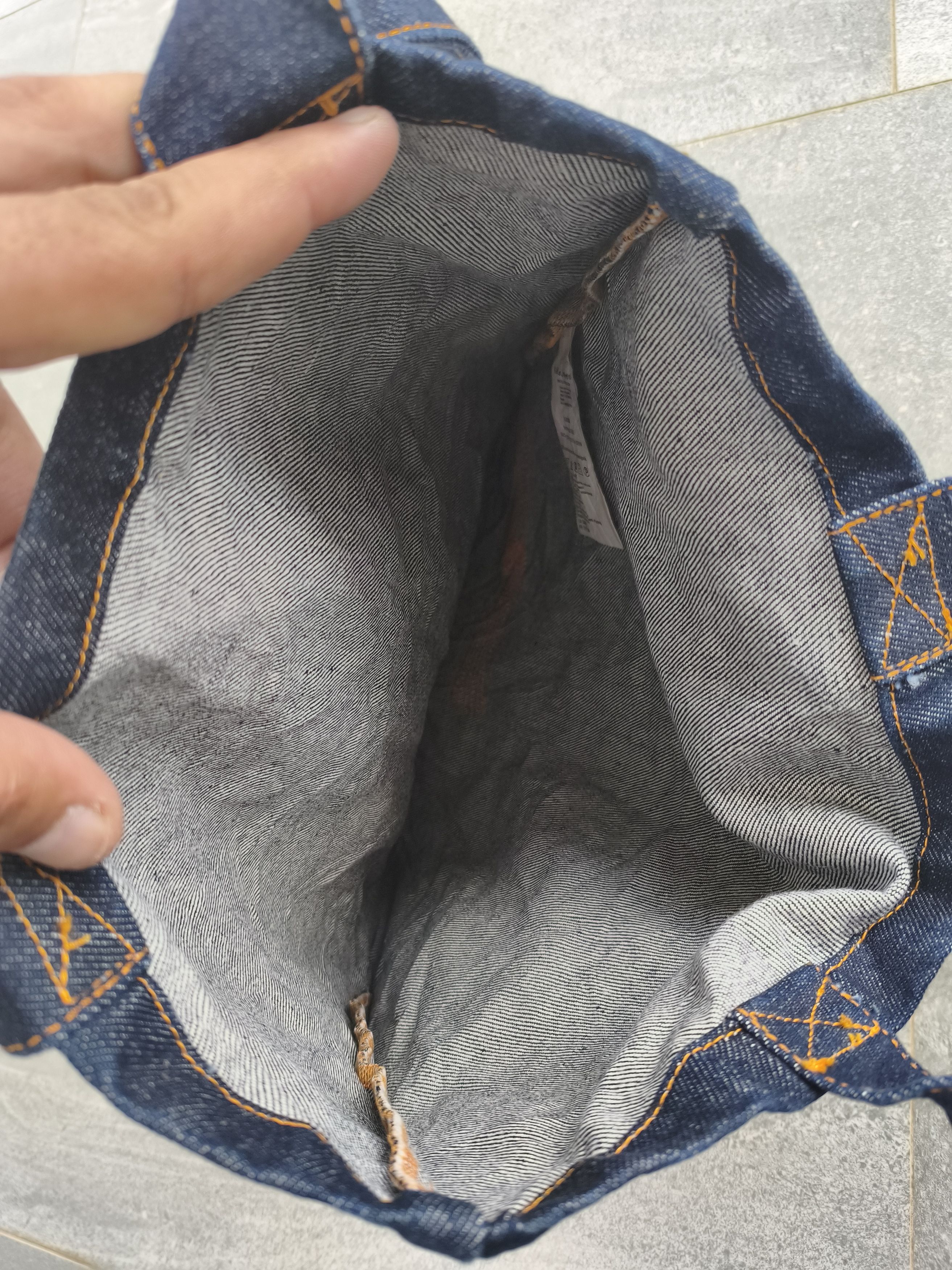 Nudie Jeans Nudie Jeans Denim Tote Bag Size ONE SIZE - 4 Thumbnail