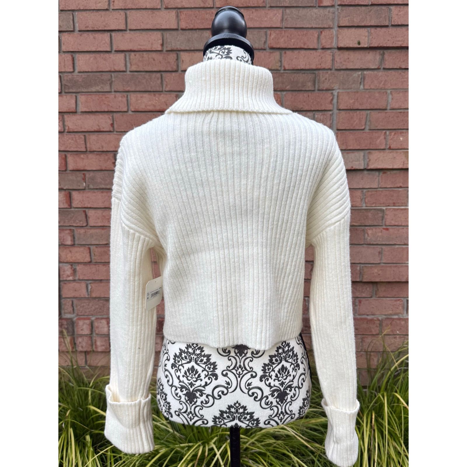 Other NWT Altar'd State Cropped Ribbed Turtleneck Sweater Small Size S / US 4 / IT 40 - 3 Thumbnail