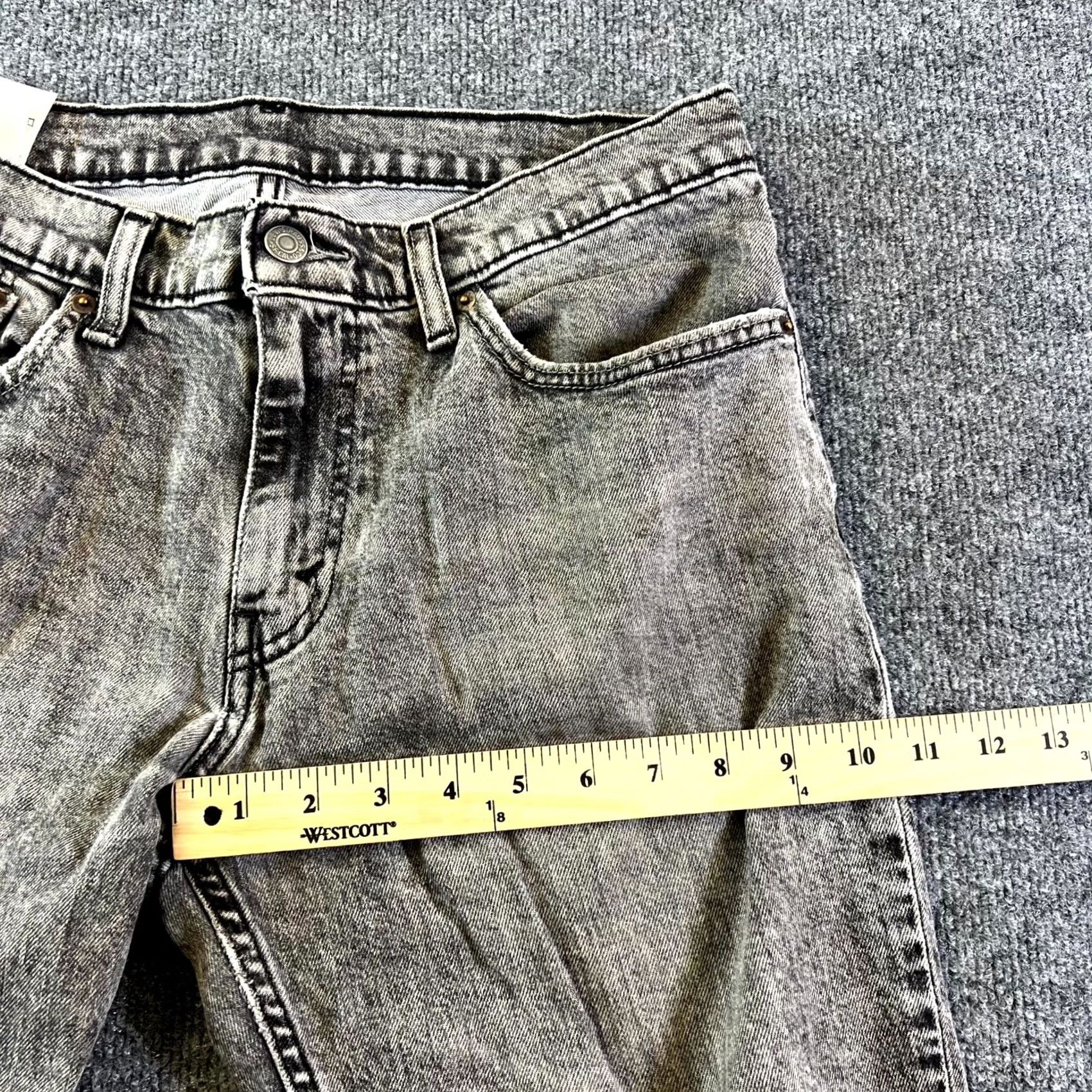 Levi's Levi's 511 Jeans Mens Gray Denim Stretch Slim Fit Straight Leg Streetwear 32x30 Size US 32 / EU 48 - 5 Thumbnail