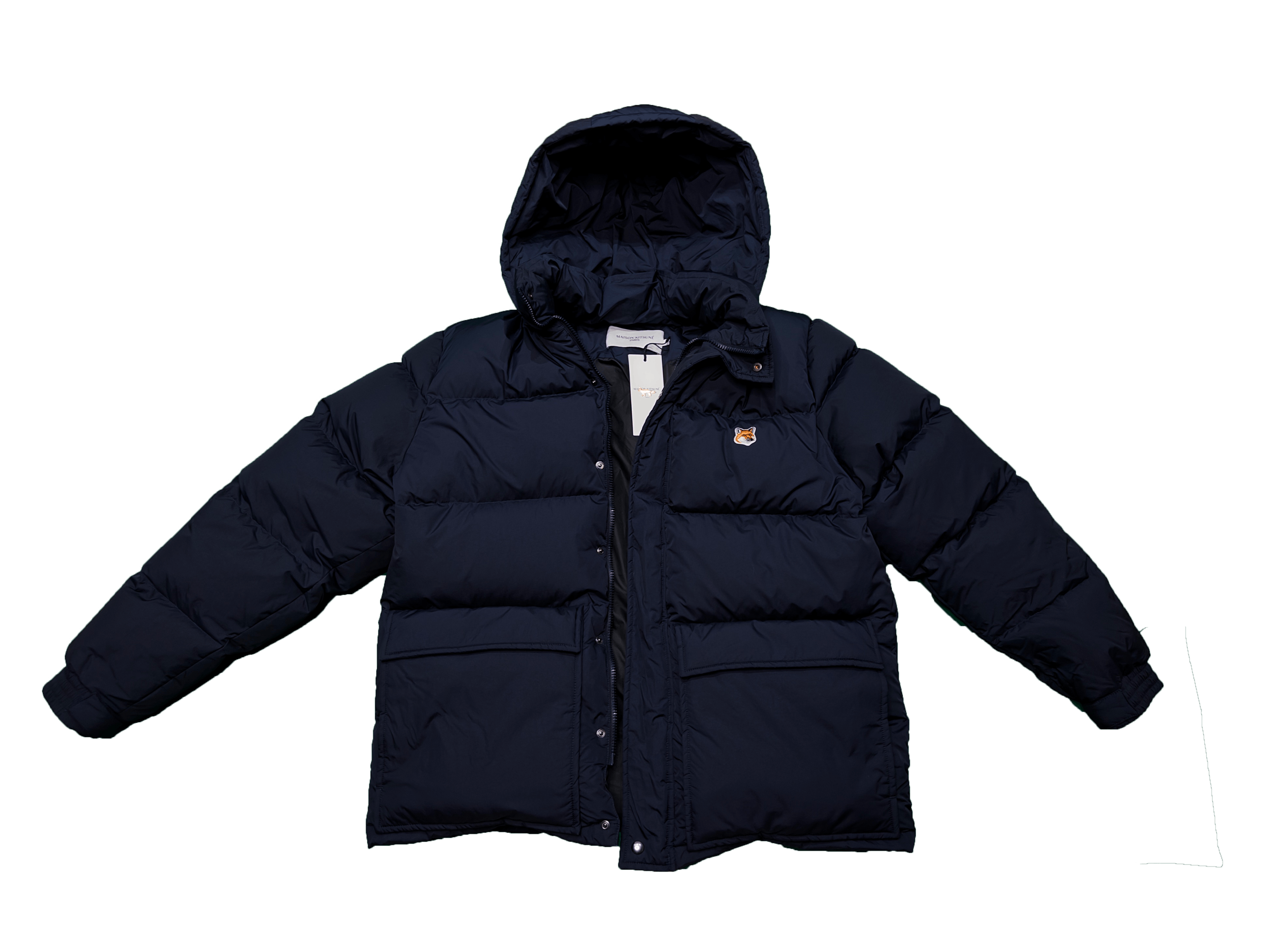 Maison Kitsune Midnight Blue Hooded Jacket XL Size US XL / EU 56 / 4 - 1 Thumbnail