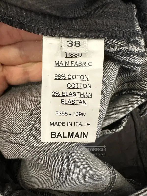 Balmain Balmain Gray Women's Denim Jeans Size M . Size 27" / US 4 / IT 40 - 7 Thumbnail