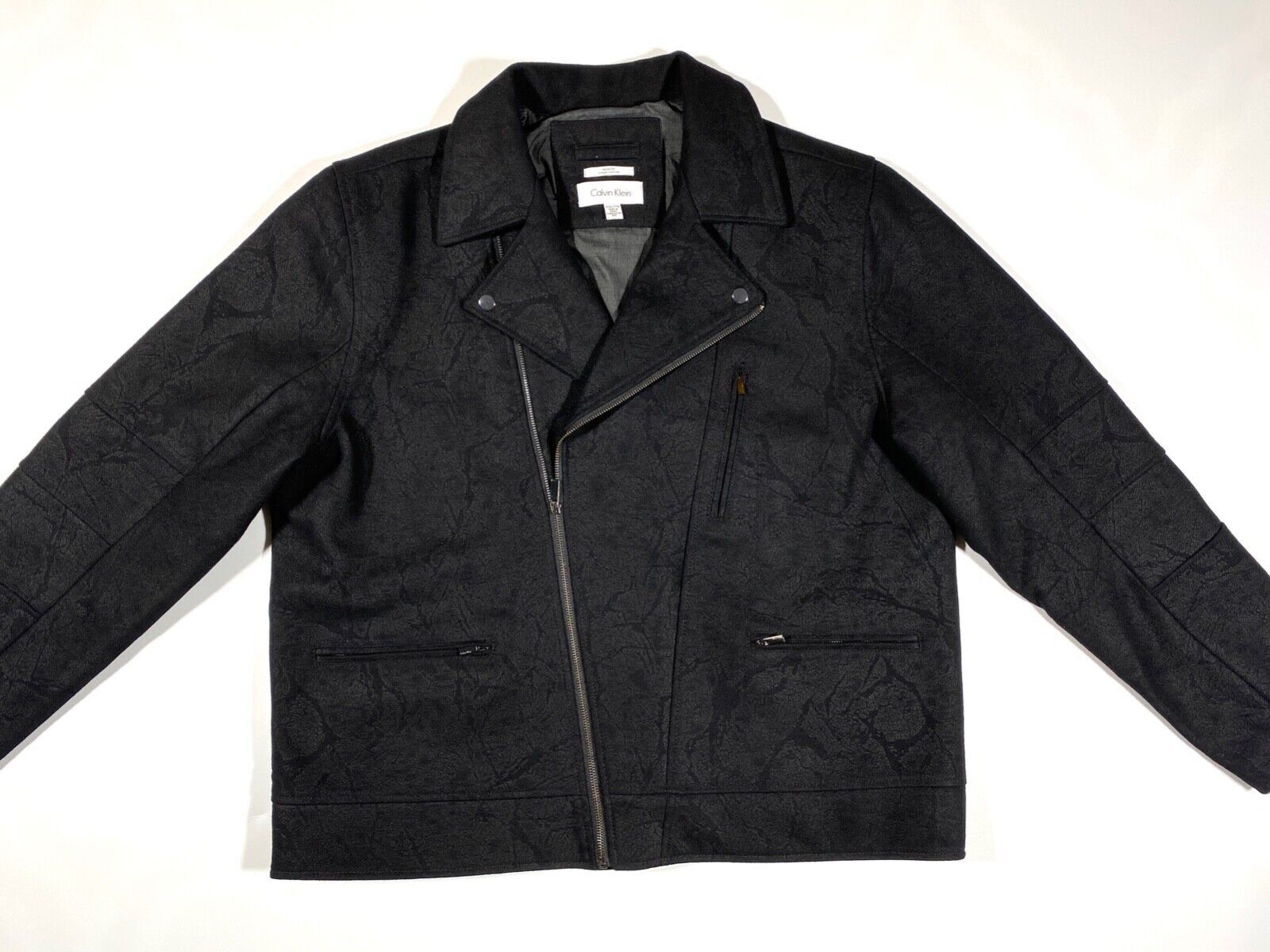 Calvin Klein calvin klein wool jacket pattern moto style Size US XXL / EU 58 / 5 - 2 Thumbnail