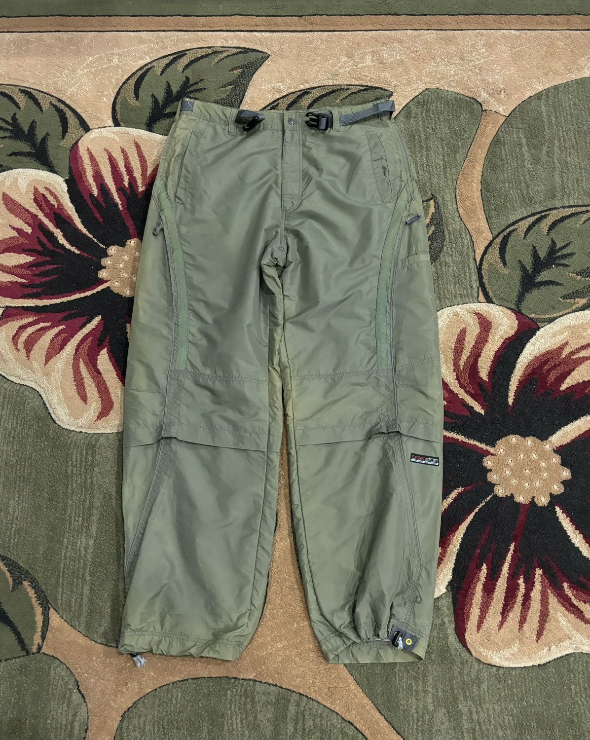 Ecko Unltd. × Hobo × JNCO RARE🔥HOBO DNM BAGGY PARACHUTE SURVIVAL NYLON PANTS Size US 35 - 2 Thumbnail