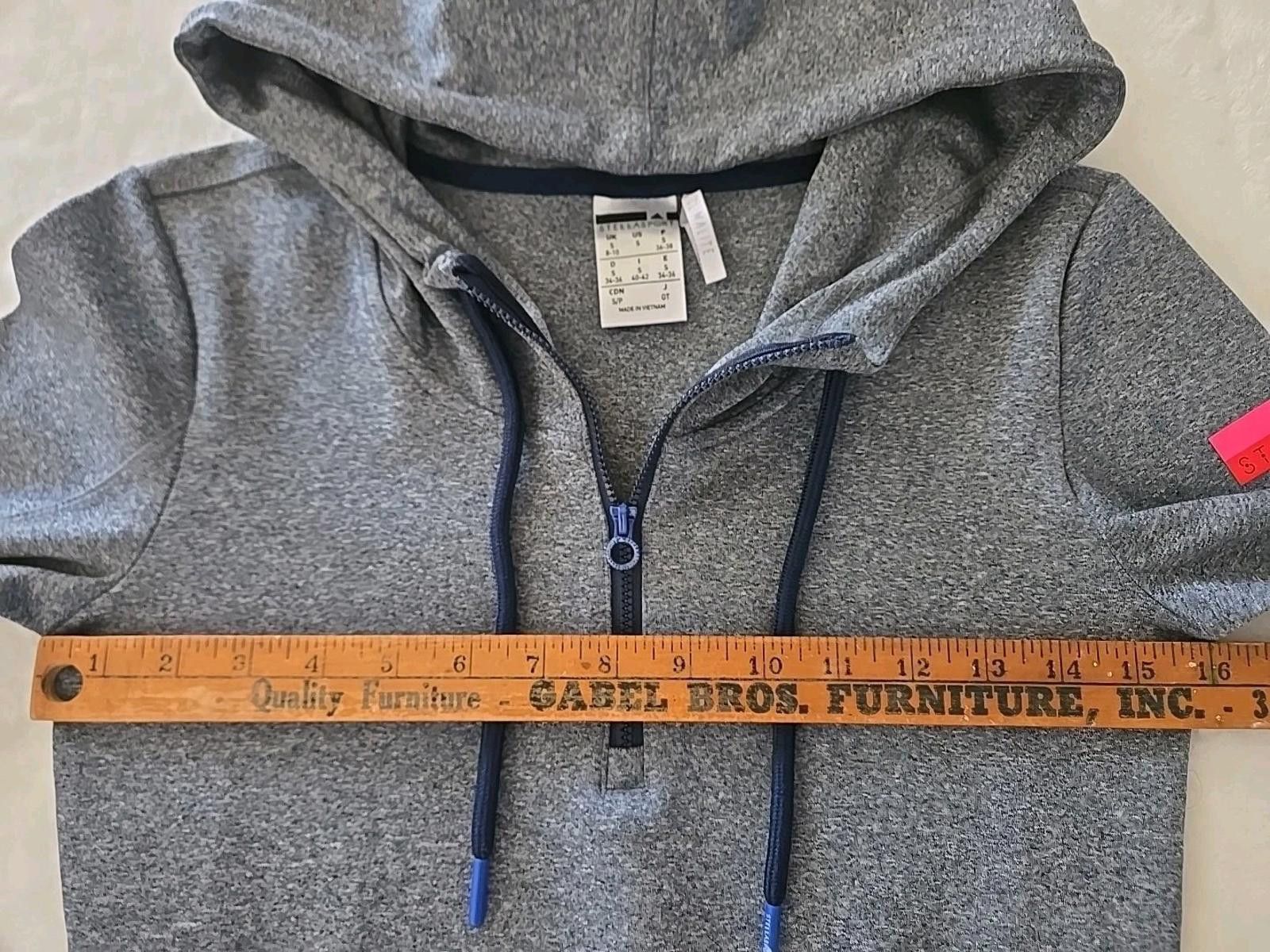 Adidas Adidas by Stella McCartney Hoodie Sweatshirt 1/4 Zip Sz Smal Size S / US 4 / IT 40 - 8 Thumbnail