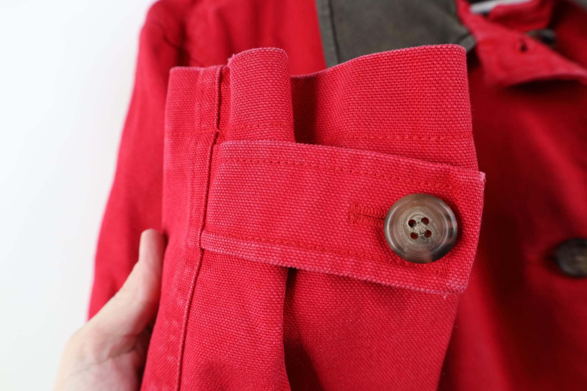 Lands' End Vintage 90s Lands End Collar Flannel Lined Chore Barn Jacket Size M / US 6-8 / IT 42-44 - 7 Thumbnail