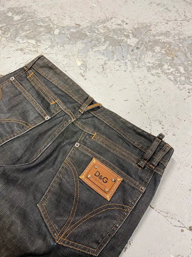 Dolce & Gabbana AW2008 Dolce & Gabbana Dark Grey Audacious Denim Jeans Size US 32 / EU 48 - 9 Thumbnail