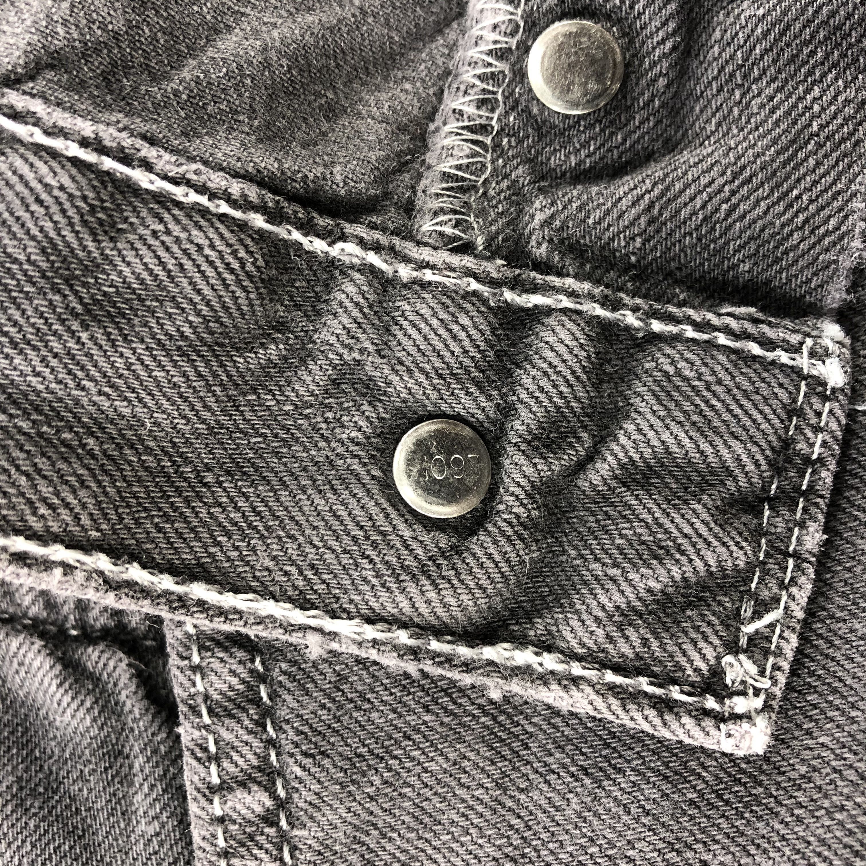 Levi's Vintage Faded Black Levis 501 Jeans-JM1667 Size US 38 / EU 54 - 12 Thumbnail