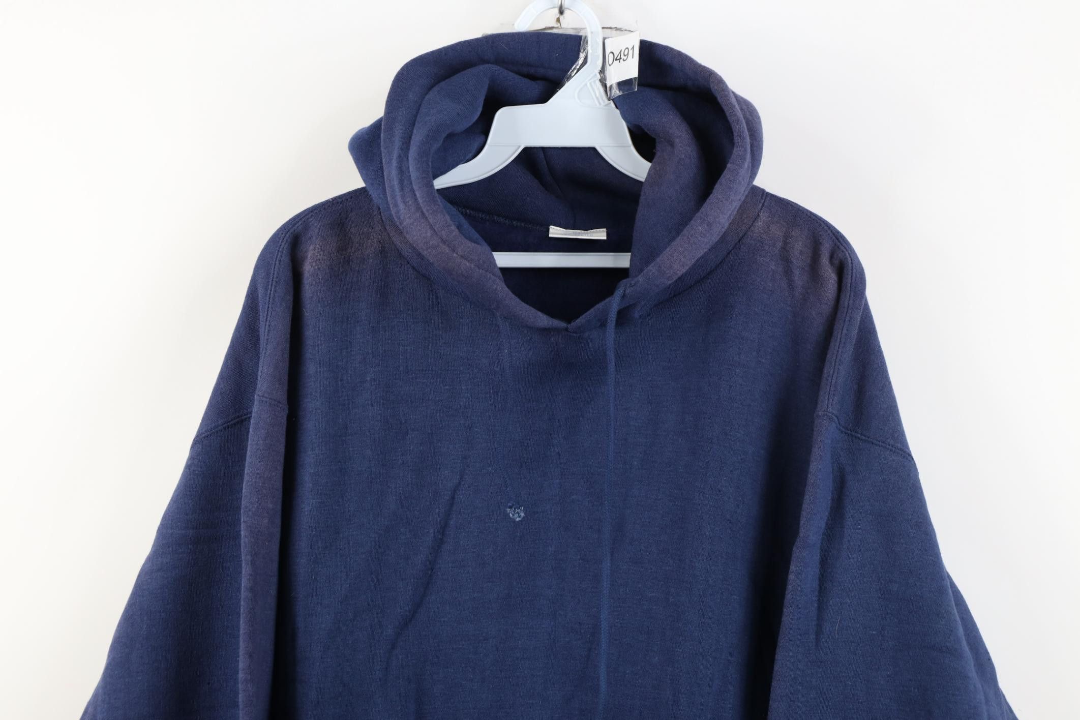 Vintage Deadstock Vintage 90s Streetwear Sun Faded Hoodie Sweatshirt Size US M / EU 48-50 / 2 - 2 Thumbnail