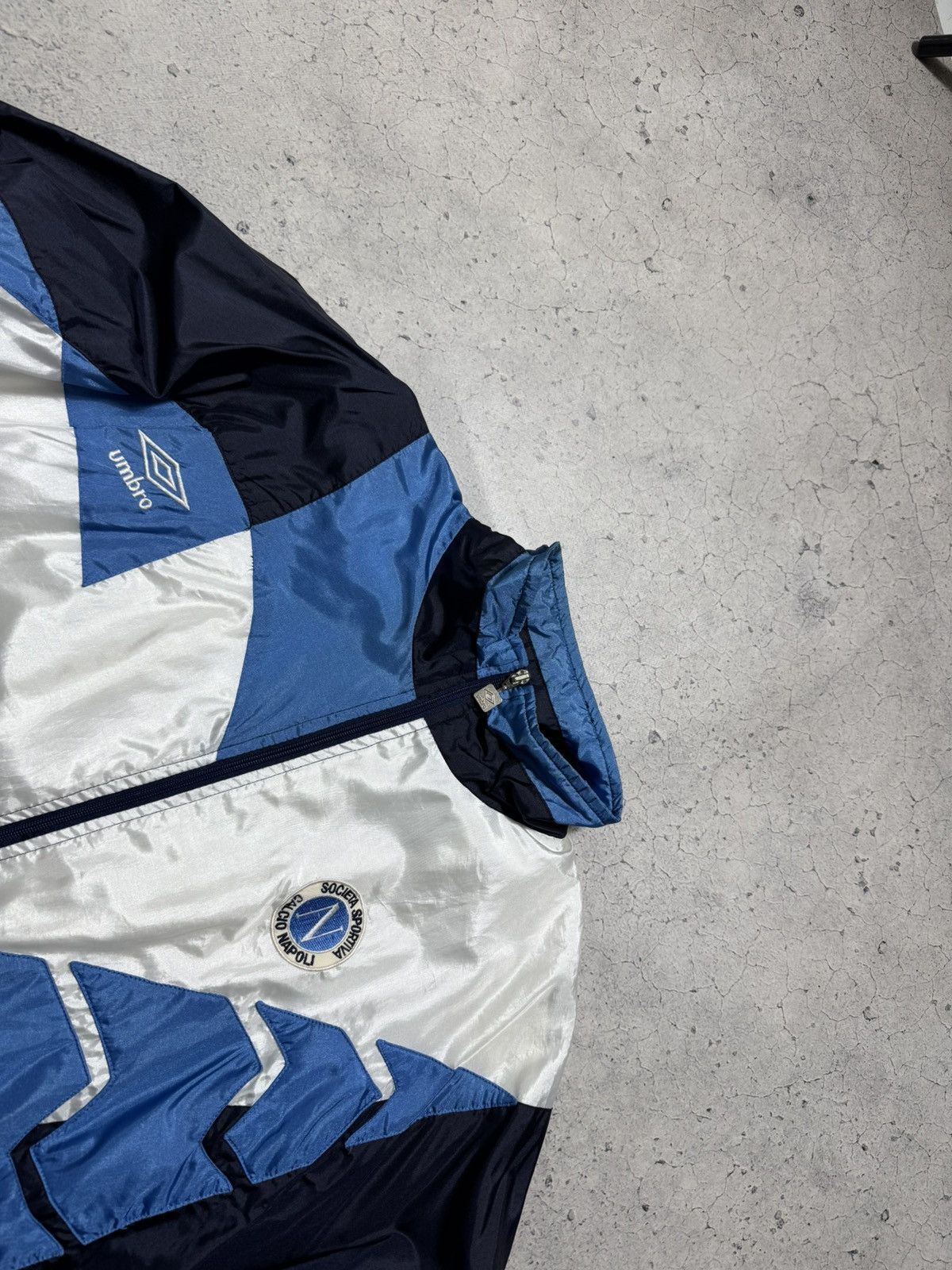Umbro Umbro FC Napoli Vintage 90’s Football Nylon Light Jacket Size US L / EU 52-54 / 3 - 4 Thumbnail