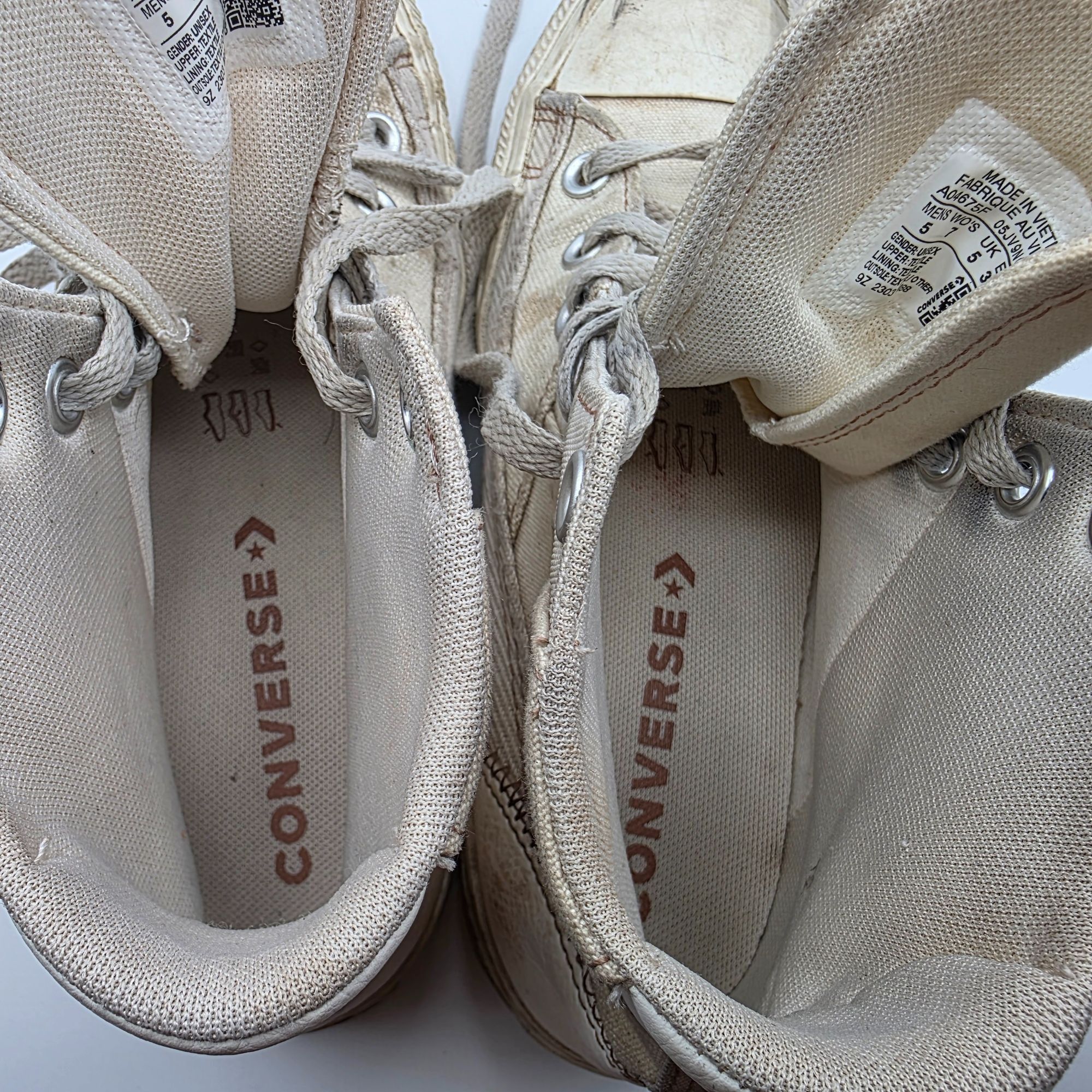 Converse Converse Chuck Taylor Patchwork Womens Size 7 White Sneaker Size US 7 / IT 37 - 7 Thumbnail