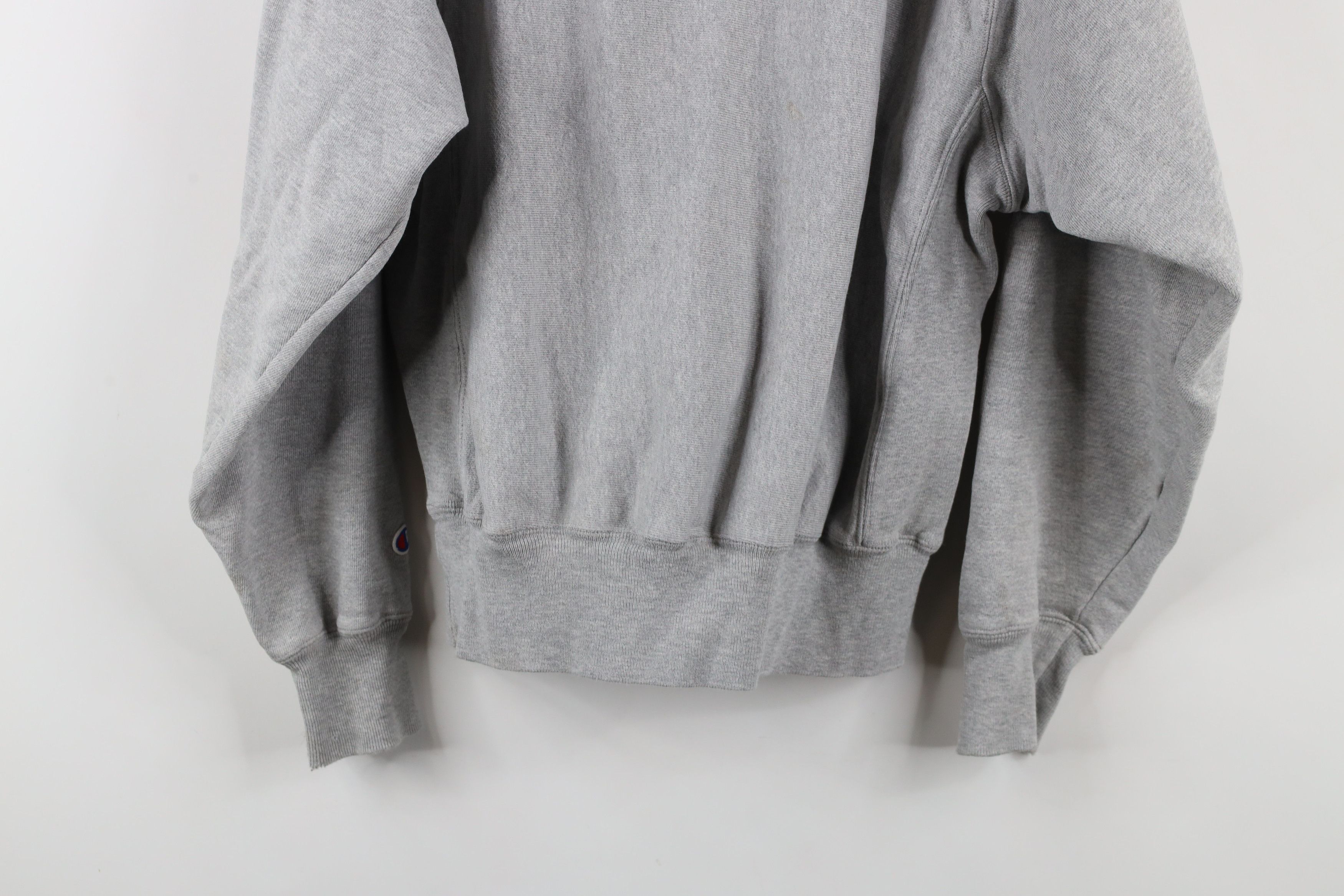 Champion × Vintage Vintage 90s Champion Reverse Weave Hoodie Sweatshirt Gray Size US S / EU 44-46 / 1 - 15 Thumbnail