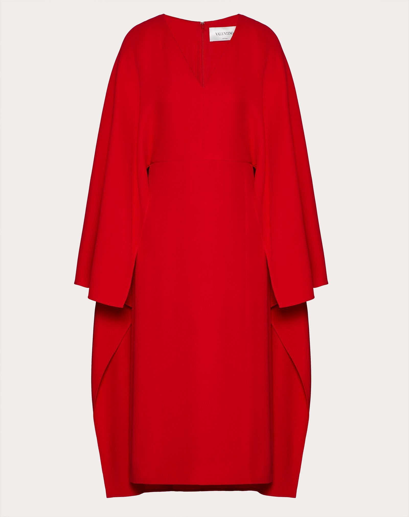 Valentino o1y0226 Midi Dress in Red Size XS / US 0-2 / IT 36-38 - 1 Thumbnail