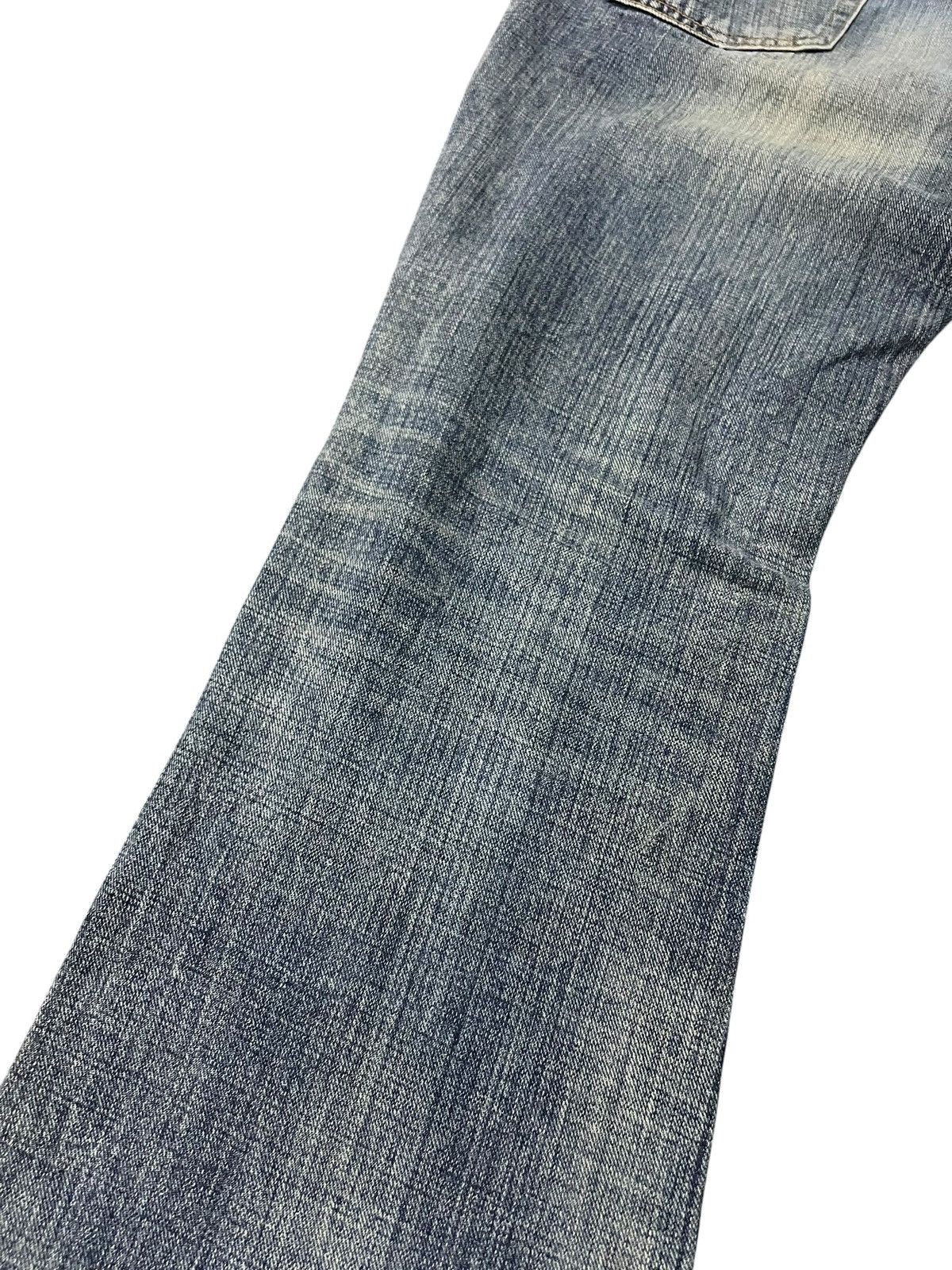 Japanese Brand Bootcut GL Heart Mud Wash Jean Size US 34 / EU 50 - 14 Thumbnail