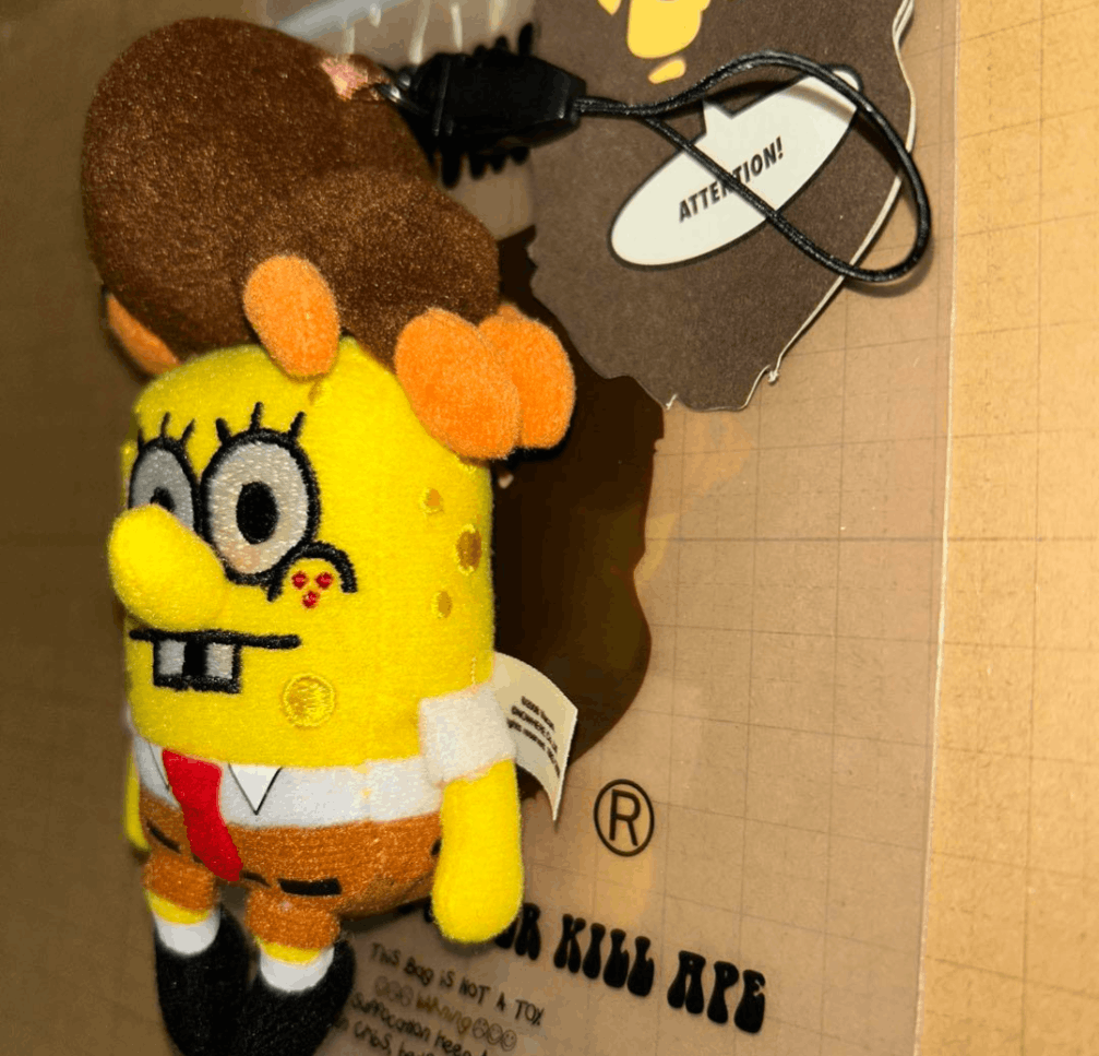 Bape Abathing Ape Collaboration Sponge Bob Milo Strap Size ONE SIZE - 3 Thumbnail
