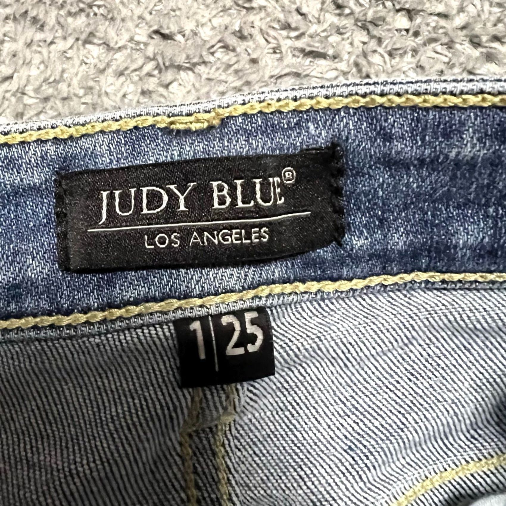 Denime Judy Blue Jeans Womens Boyfriend Mid Rise Ankle Blue Denim 27x29 1/25 Blue Womens Size 42" / US 20 - 5 Thumbnail