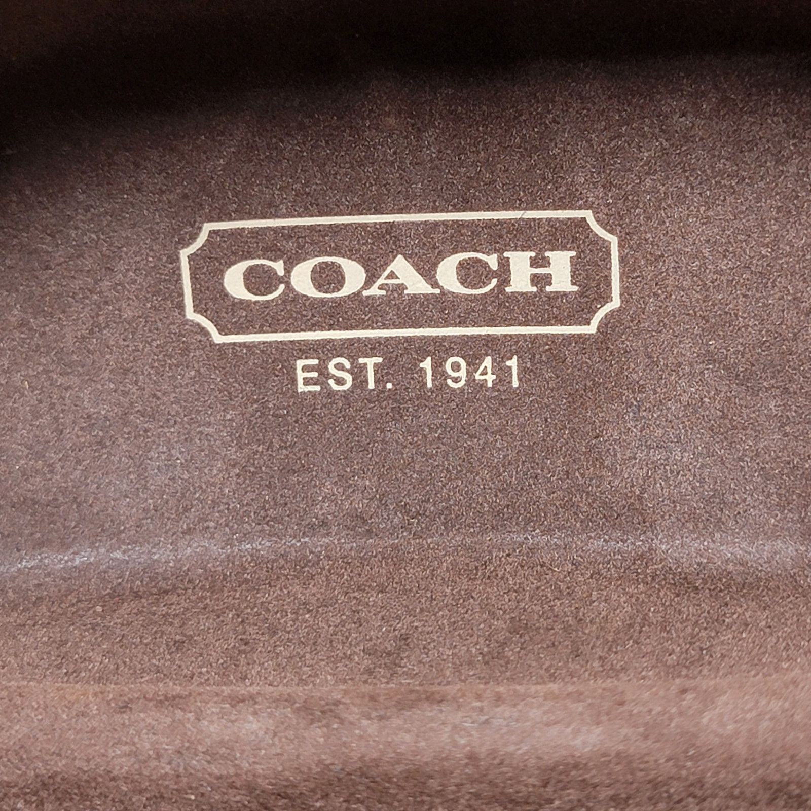 Coach Coach Brown Hard Clamshell Glasses Case Size ONE SIZE - 5 Thumbnail