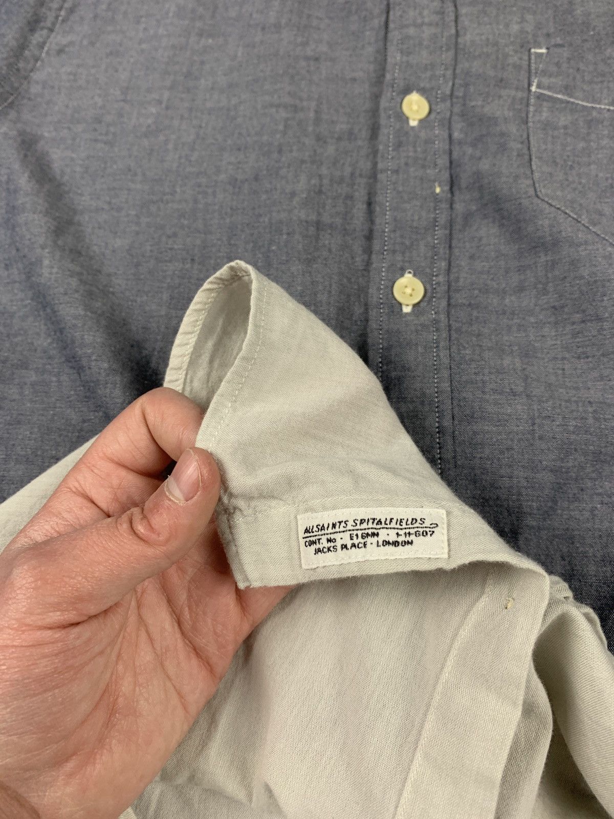 Allsaints Allsaints Spitalfields Bayou HS Shirt Short Sleeve designer Size US L / EU 52-54 / 3 - 9 Thumbnail