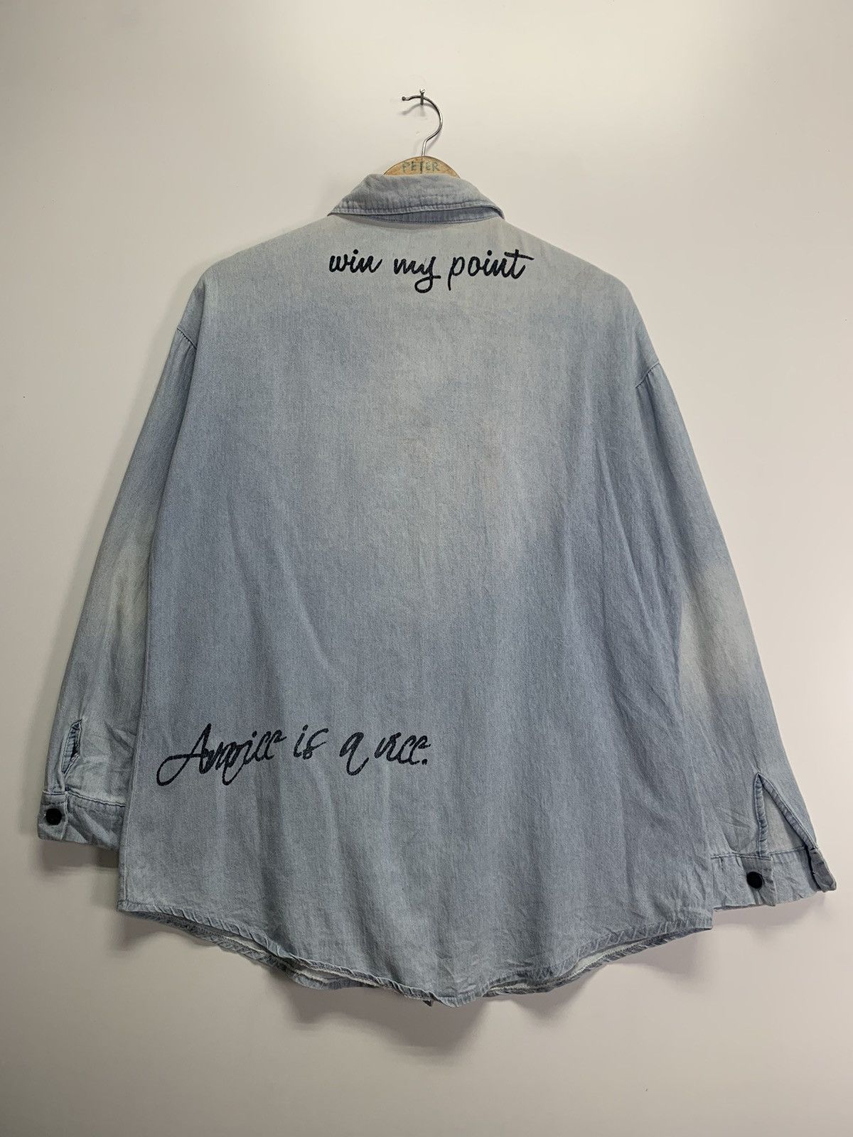 Japanese Brand × Vintage Vintage Denim denim button up Size US M / EU 48-50 / 2 - 12 Thumbnail