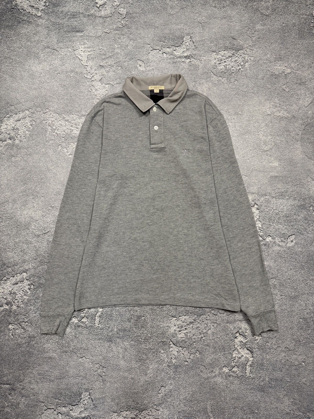Burberry Burberry rugby polo long sleeve t-shirt logo Size US M / EU 48-50 / 2 - 1 Thumbnail