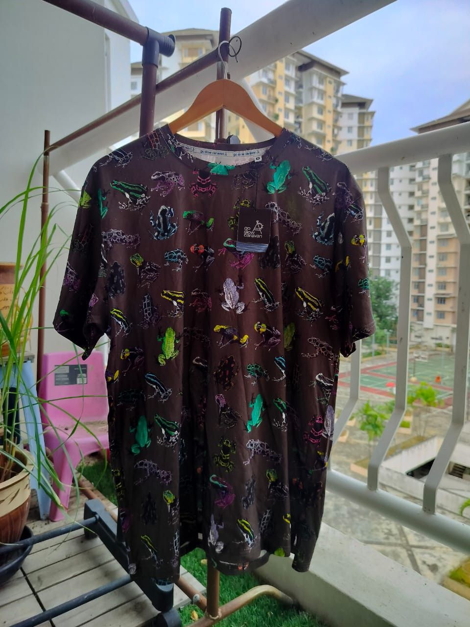 go slow caravan Go Slow Caravan full print froggy tees Size US L / EU 52-54 / 3 - 1 Thumbnail