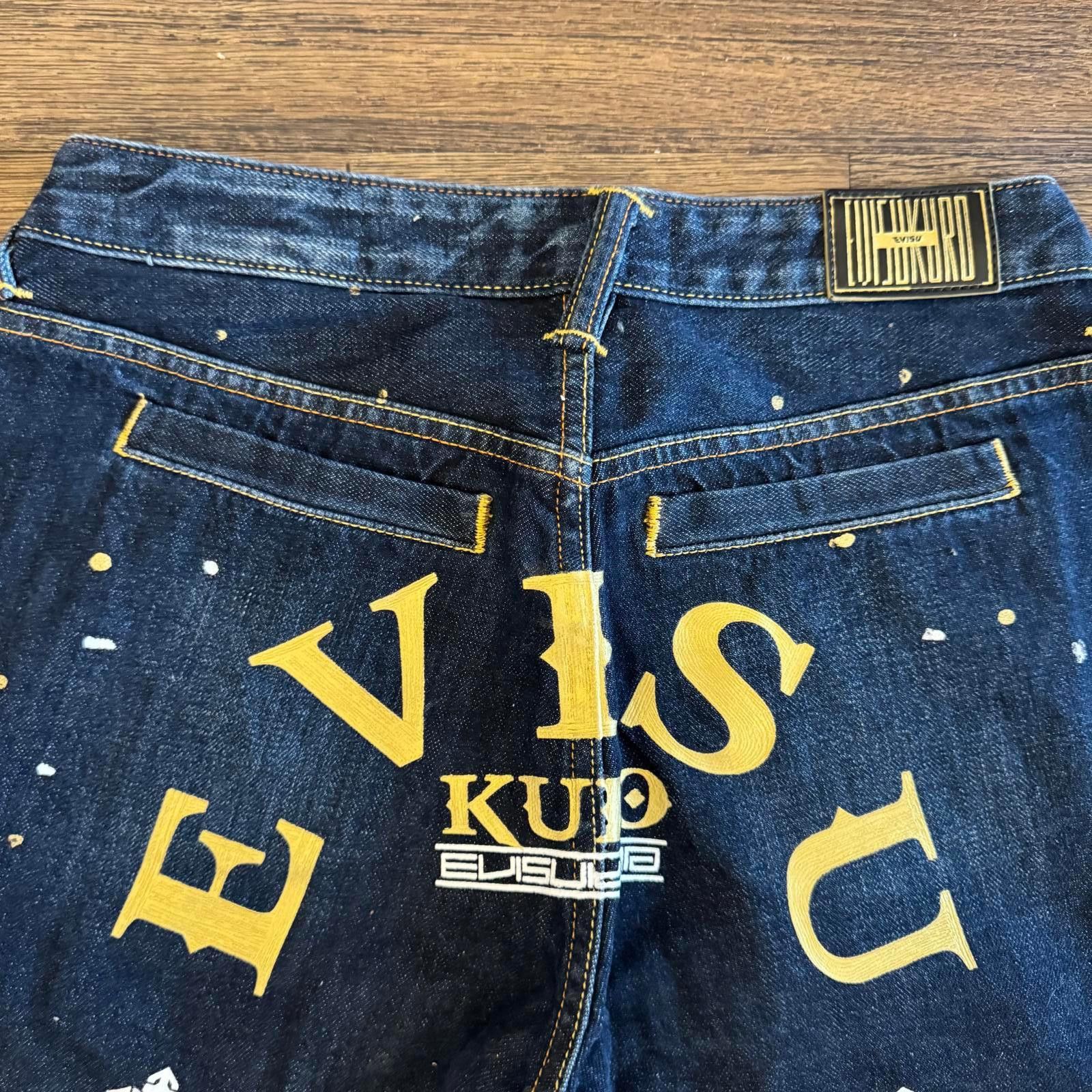 Evisu Evisu Kuro Daicock Jeans Size US 26 / EU 42 - 3 Thumbnail