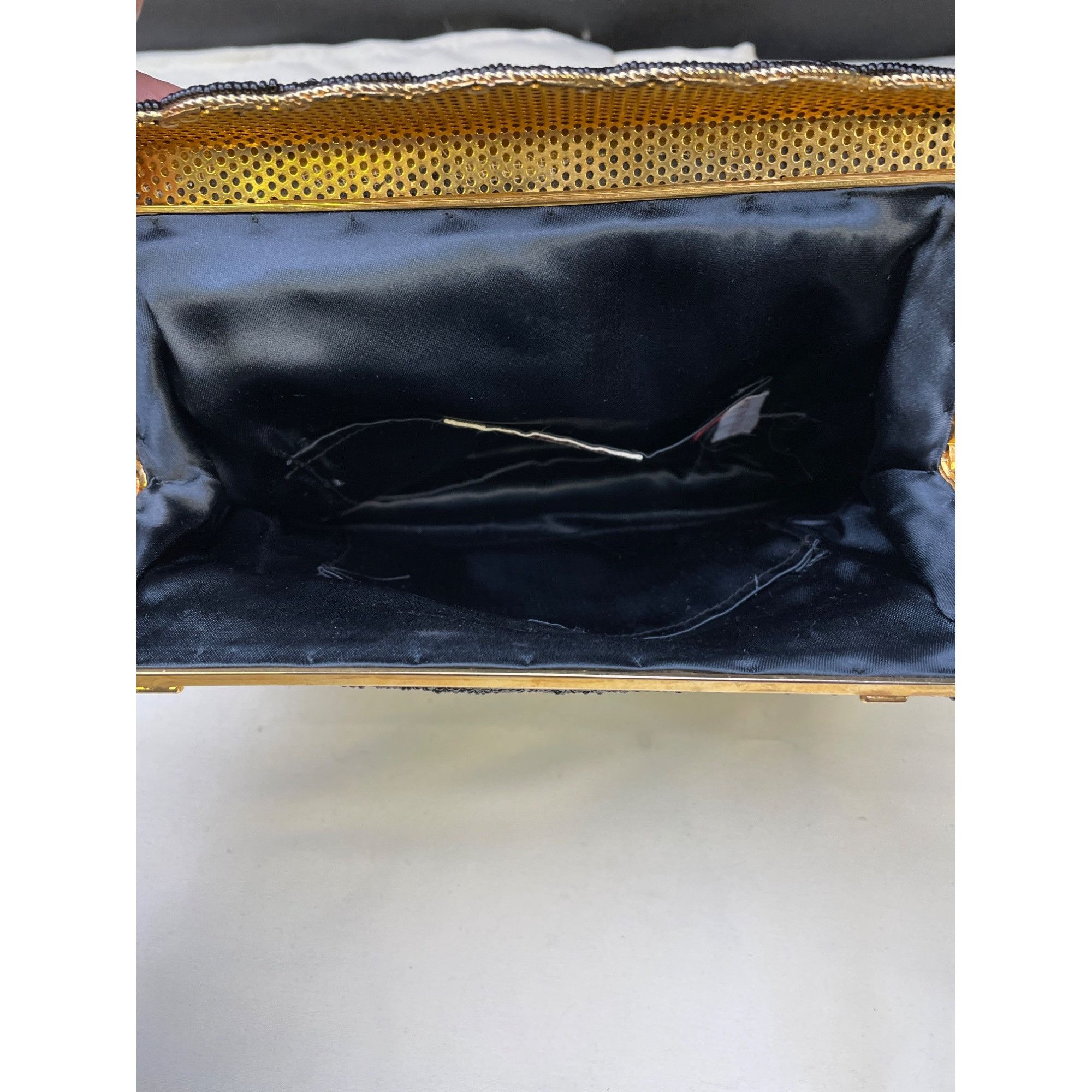 Other Stephen Chx Womens Black Beaded Evening Purse Handbag SKU 65 Size ONE SIZE - 4 Thumbnail