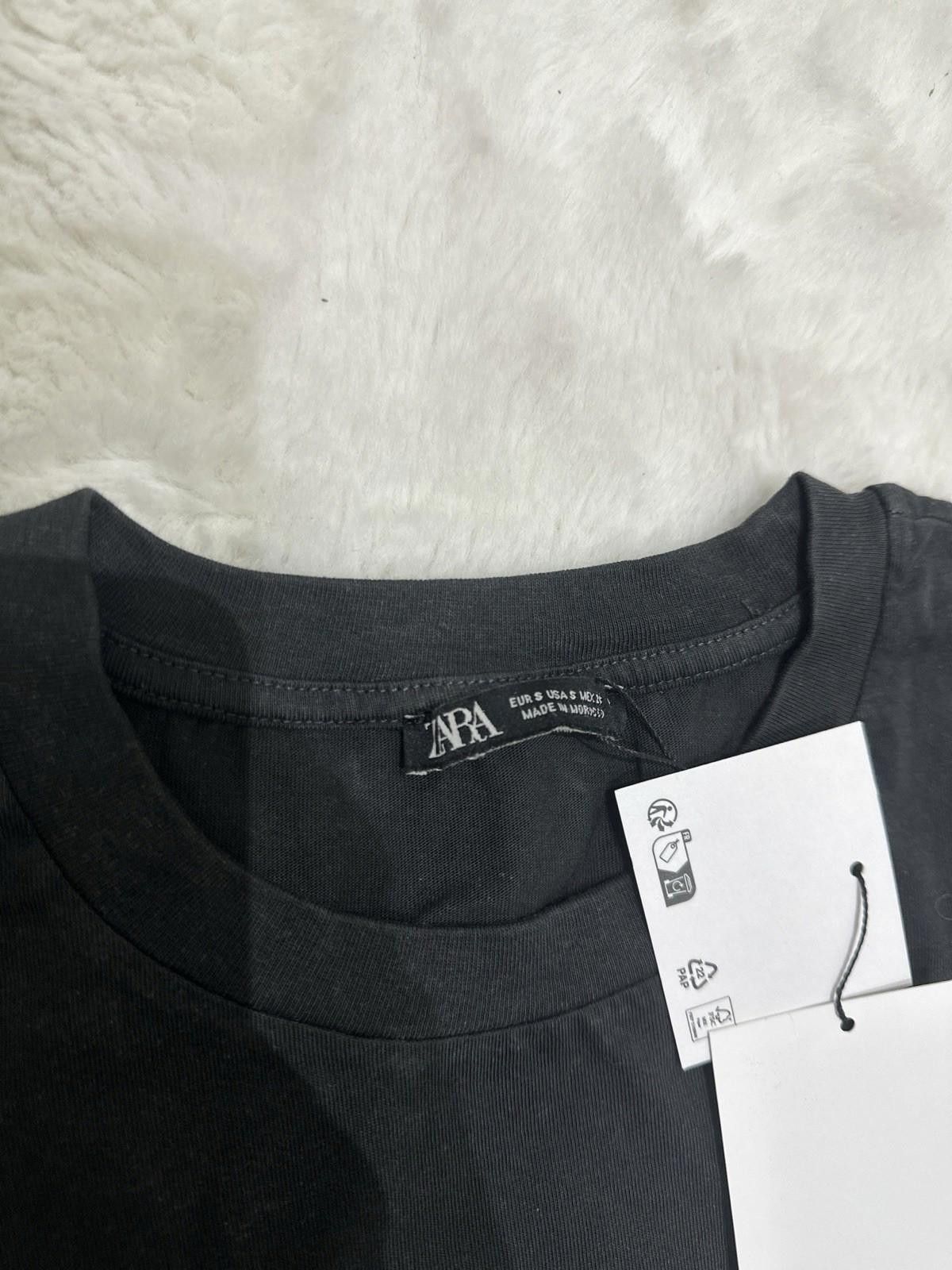Zara Zara grey washed effect T-Shirt with long straps Size S Size S / US 4 / IT 40 - 5 Thumbnail